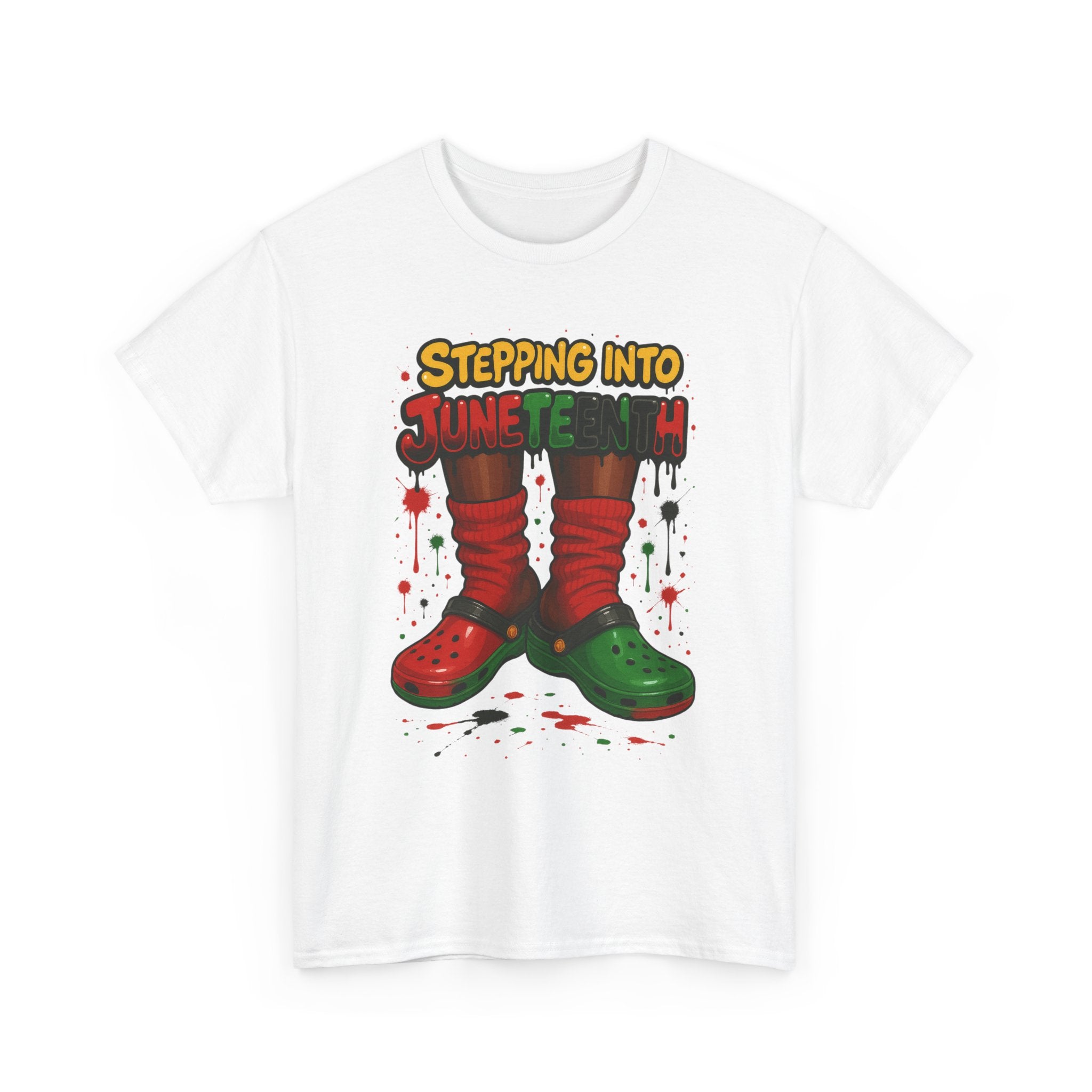 Stepping into the Holiday Spirit Tee - Fun Unisex Cotton T-Shirt, Christmas Gift, Holiday Apparel, Festive Wear, Casual Top, Unique Design