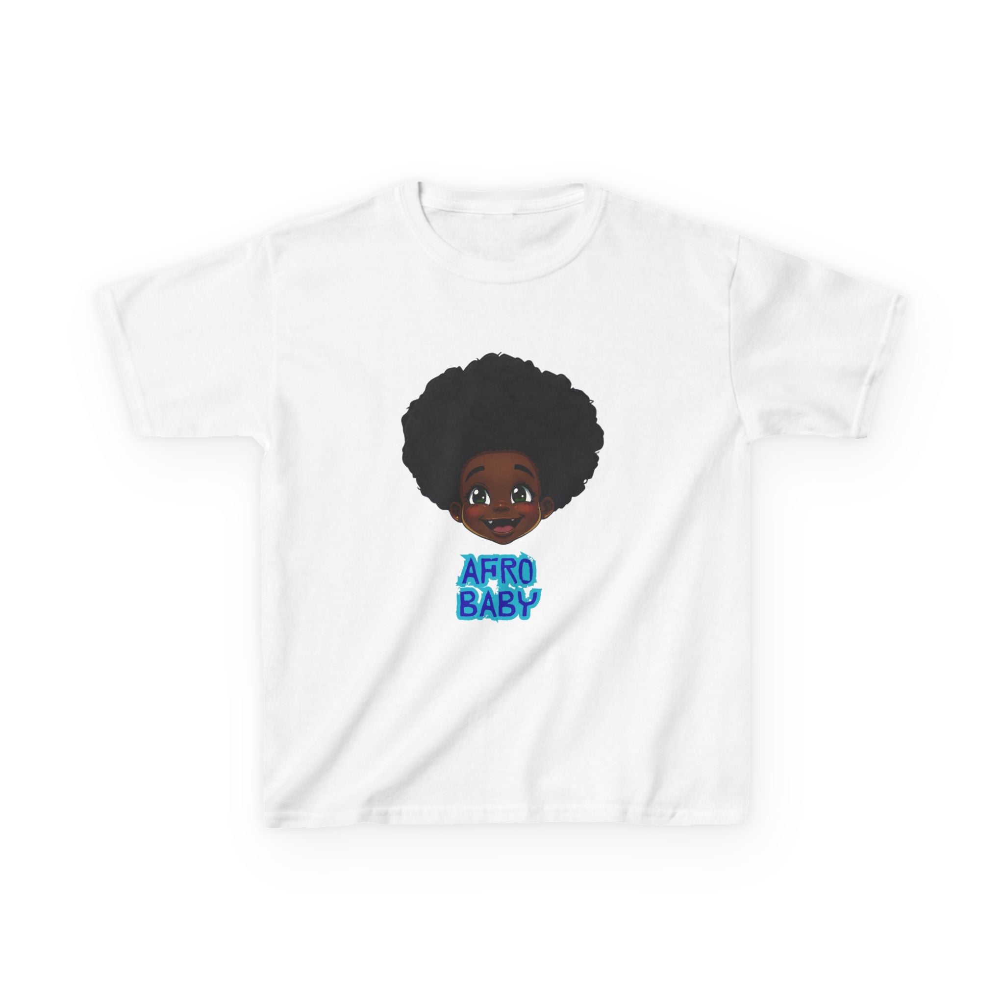 Cute Afro Baby Kids Tee, African American Shirt, Black Pride Clothing, Gift for Kids, Toddler Birthday Outfit, Everyday Wear