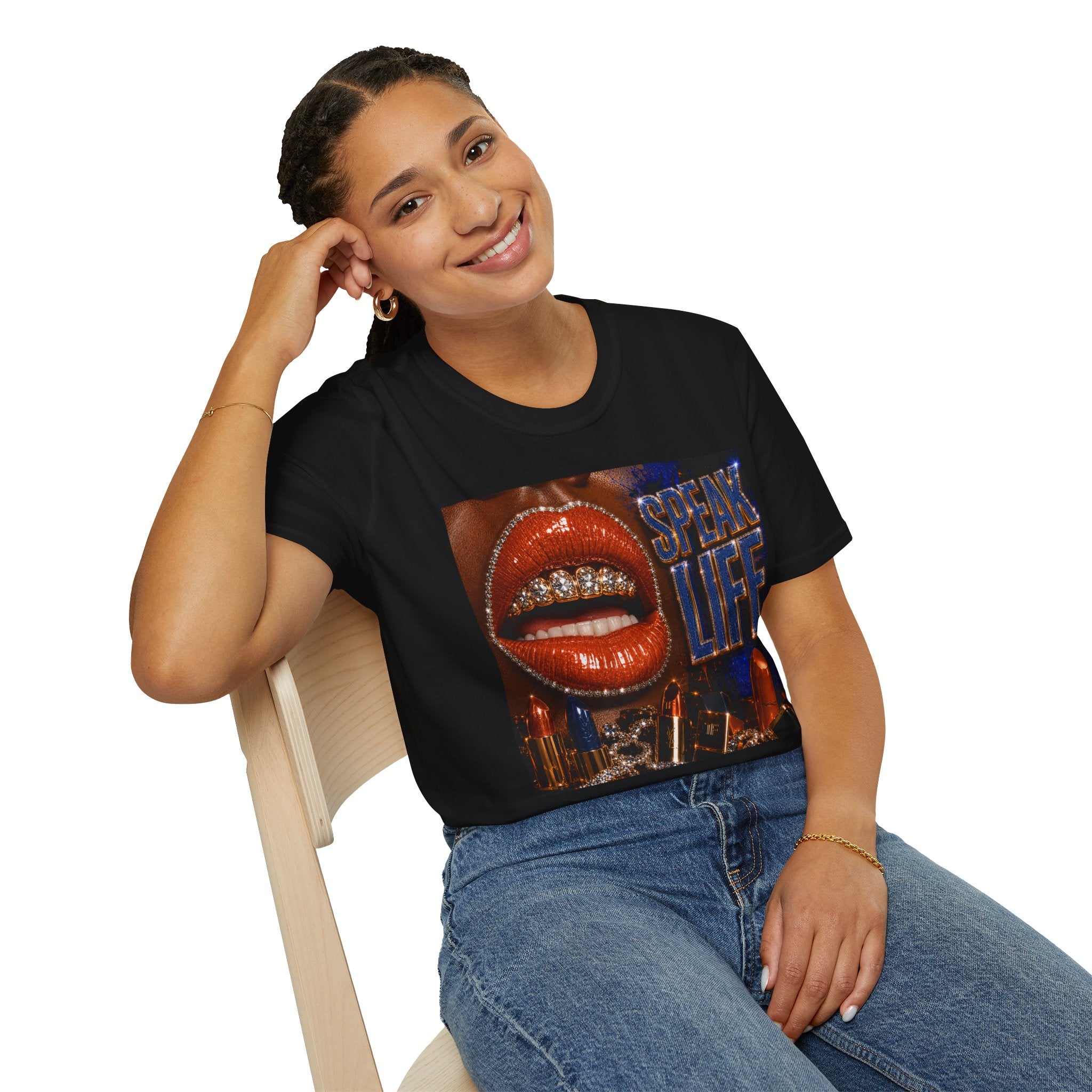 Speak Life Lips Graphic T-Shirt