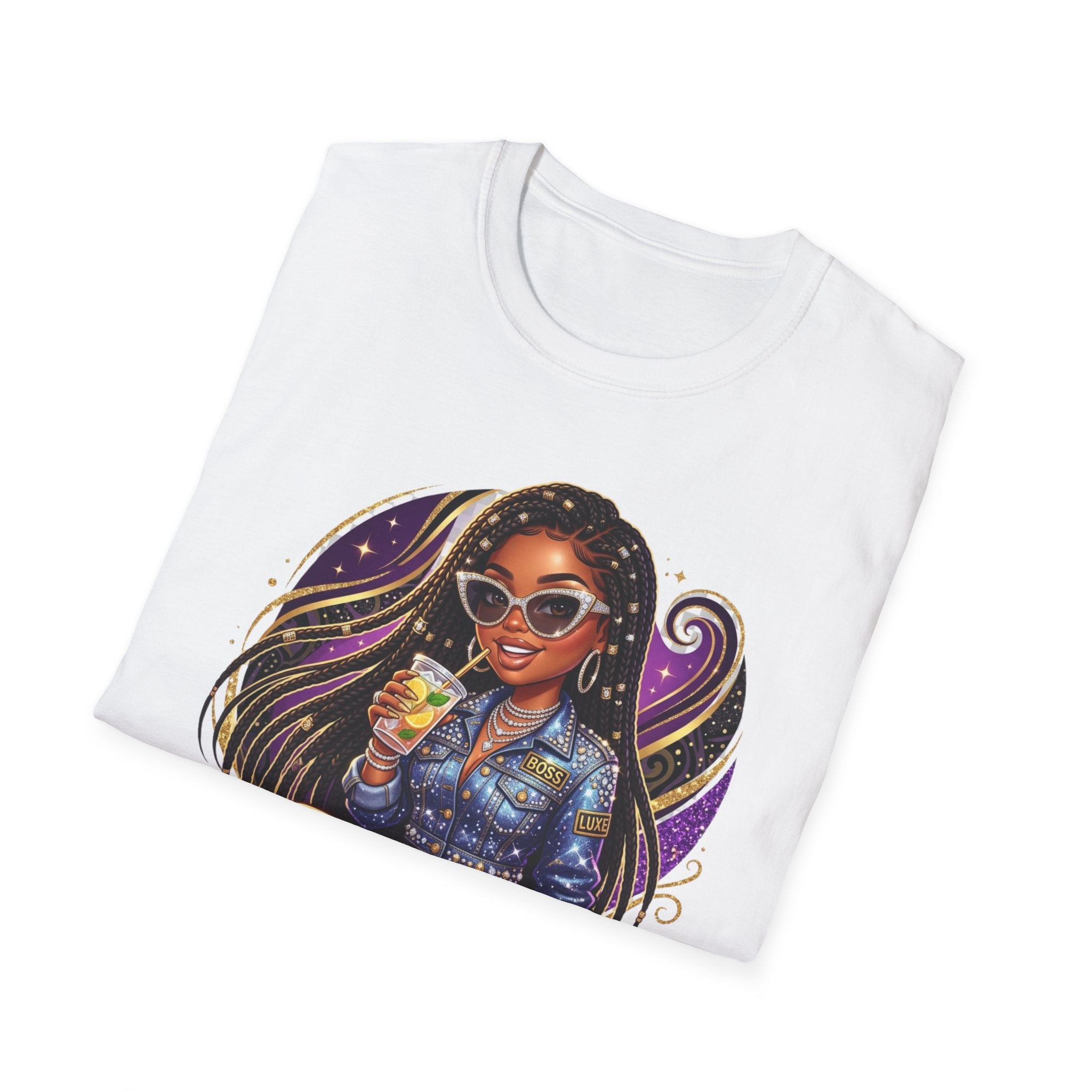 T-Shirt — "All High Maintenance" Glam Girl Graphic Tee