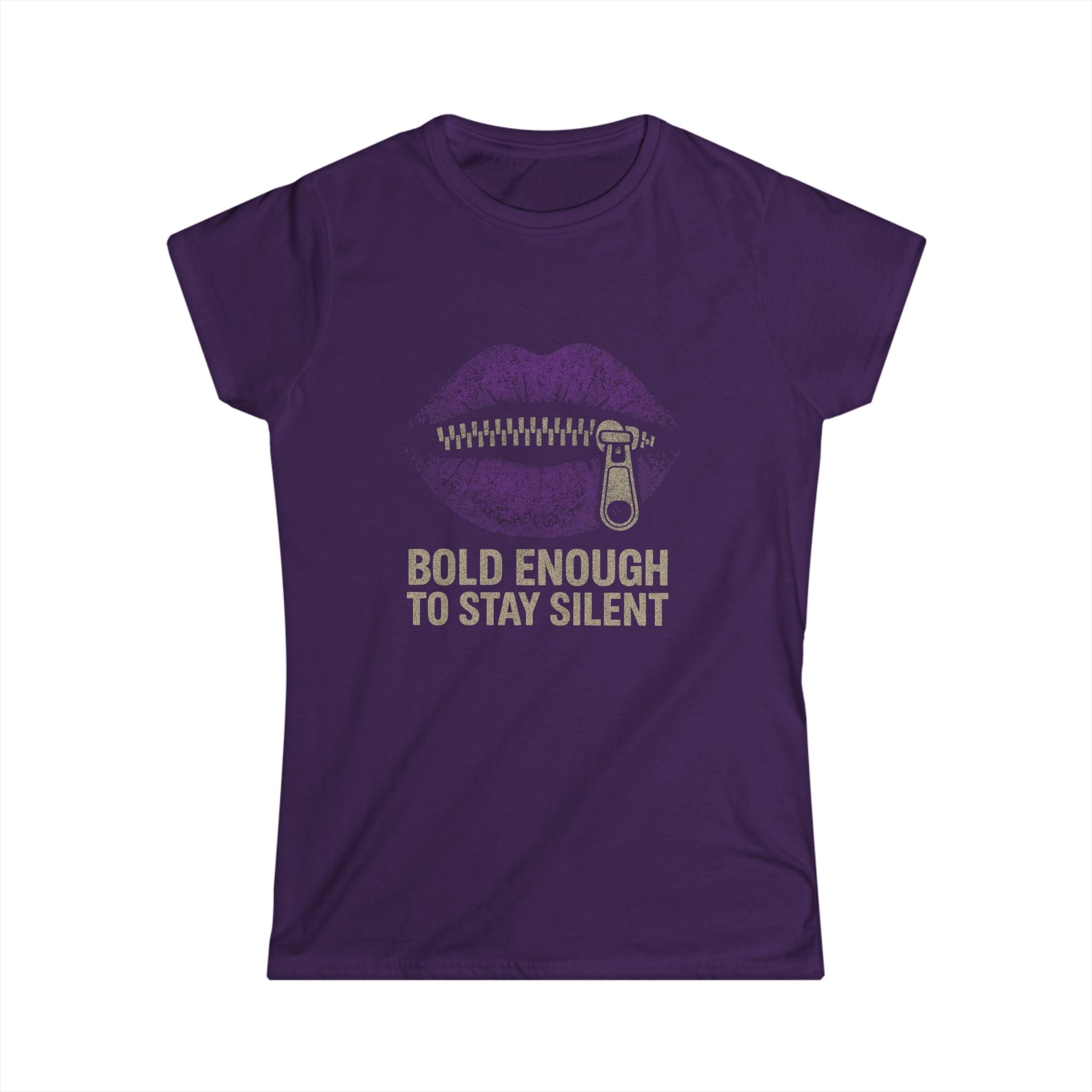 Bold Enough Women's Tee - Statement Top for Confident Voices