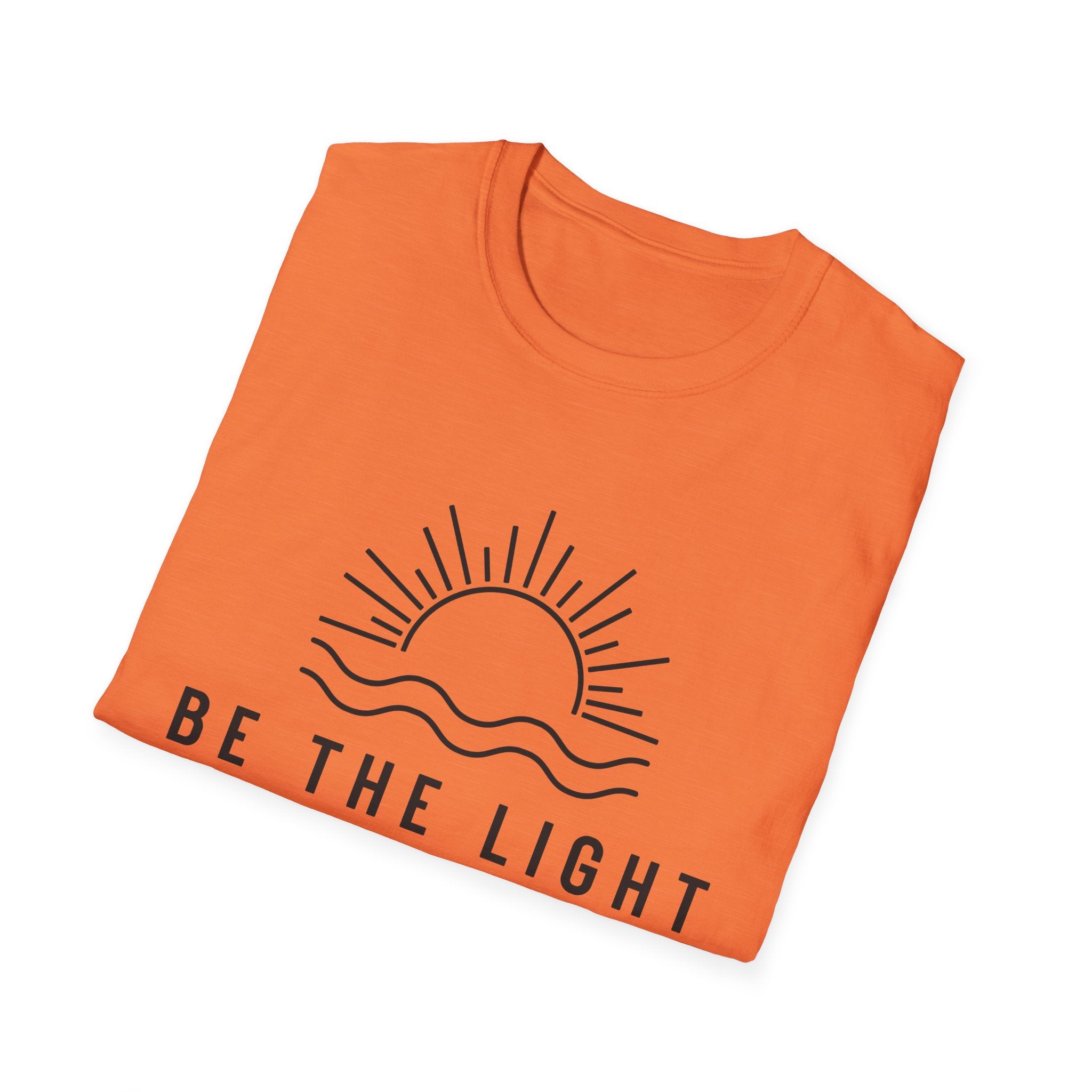 Be The Light Unisex T-Shirt - Inspirational Christian Apparel, Faith-Based Gift, Summer Wear, Positive Vibes, Matthew 5:14