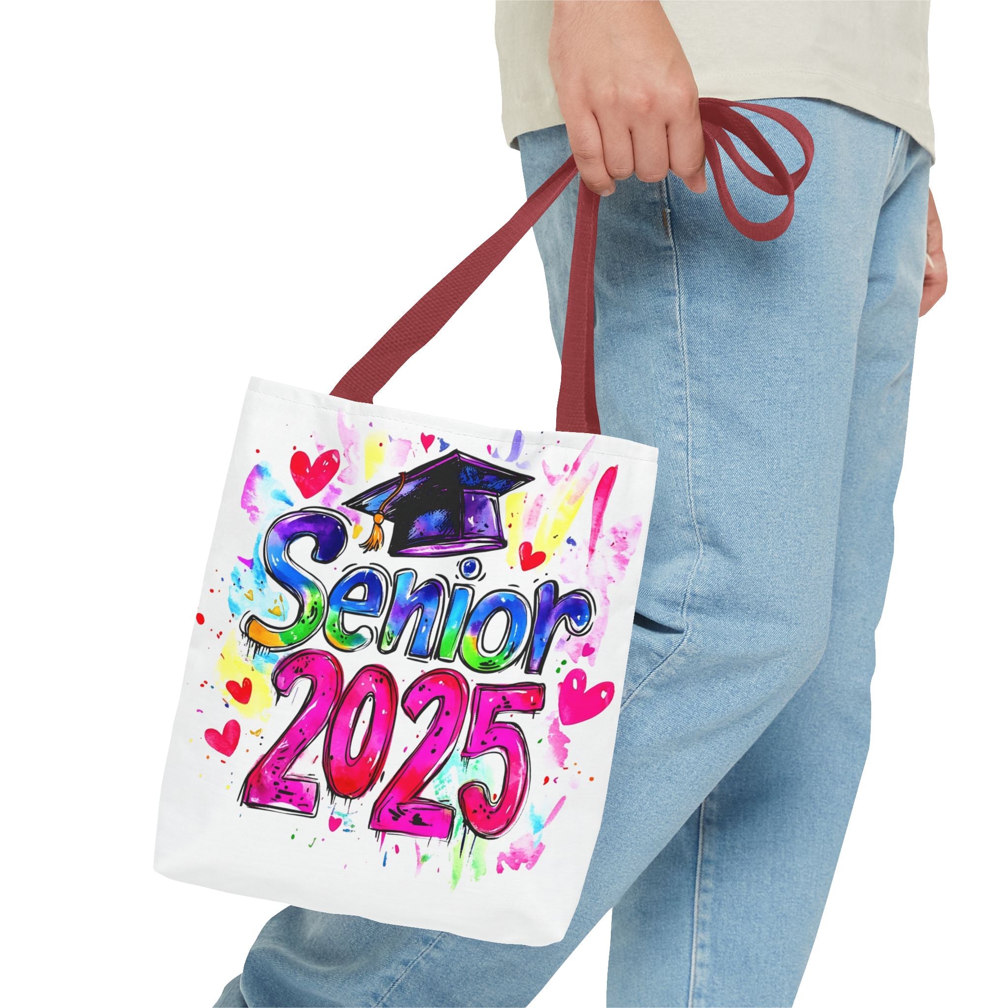 Colorful Senior 2025 Graduation Tote Bag