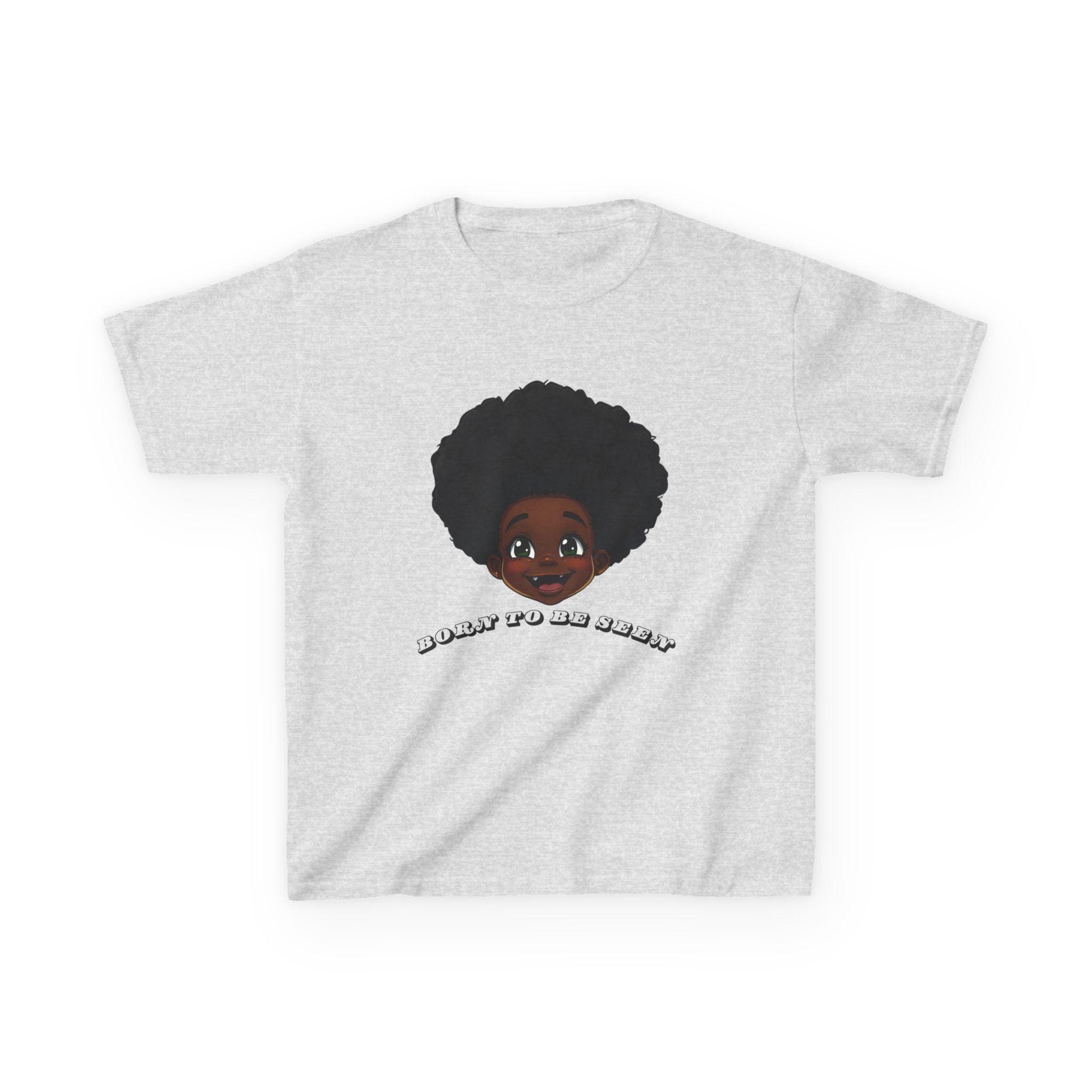 Cute Kids Graphic Tee, Fun Child's T-Shirt, Adorable Gift for Kids, Black Child Tee, Playful Summer Shirt