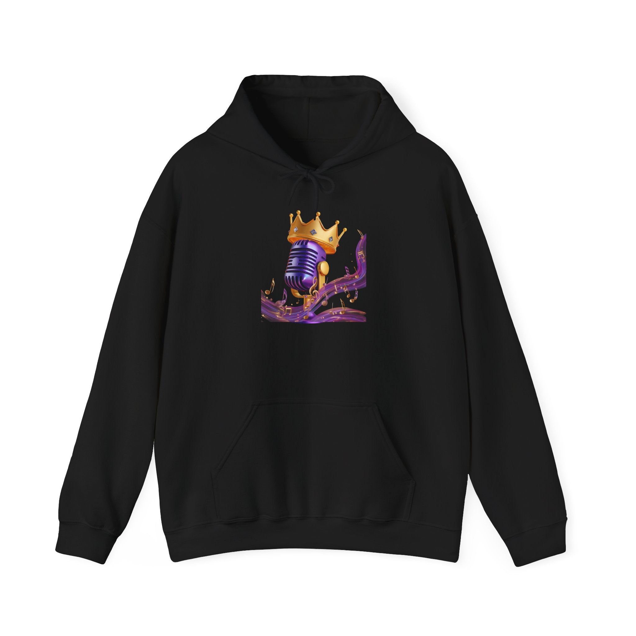 Kingdom Microphone Hoodie — Royal Music Podcast Sweatshirt
