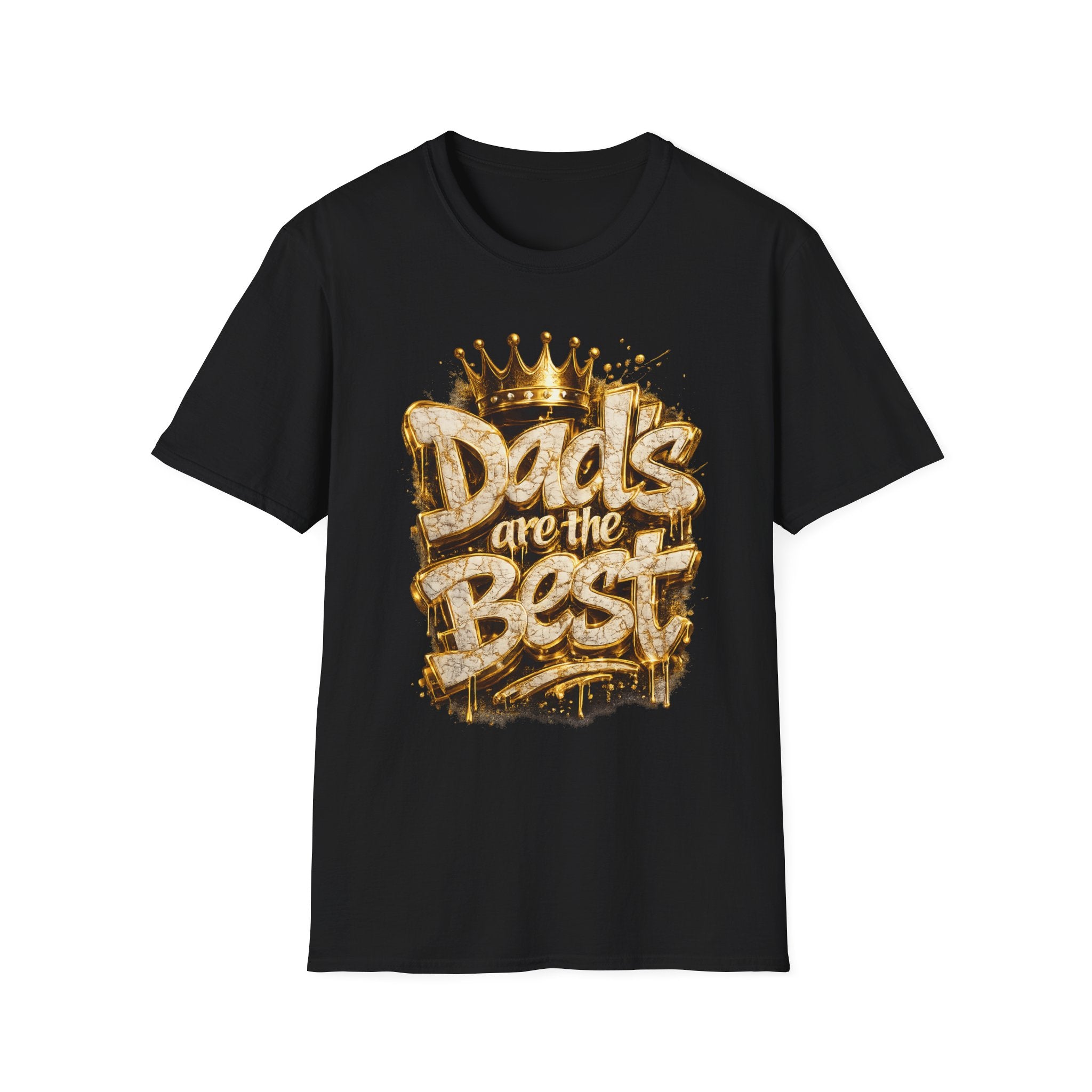 Dad’s Are the Best T-Shirt — Gold Crown Father’s Day Tee