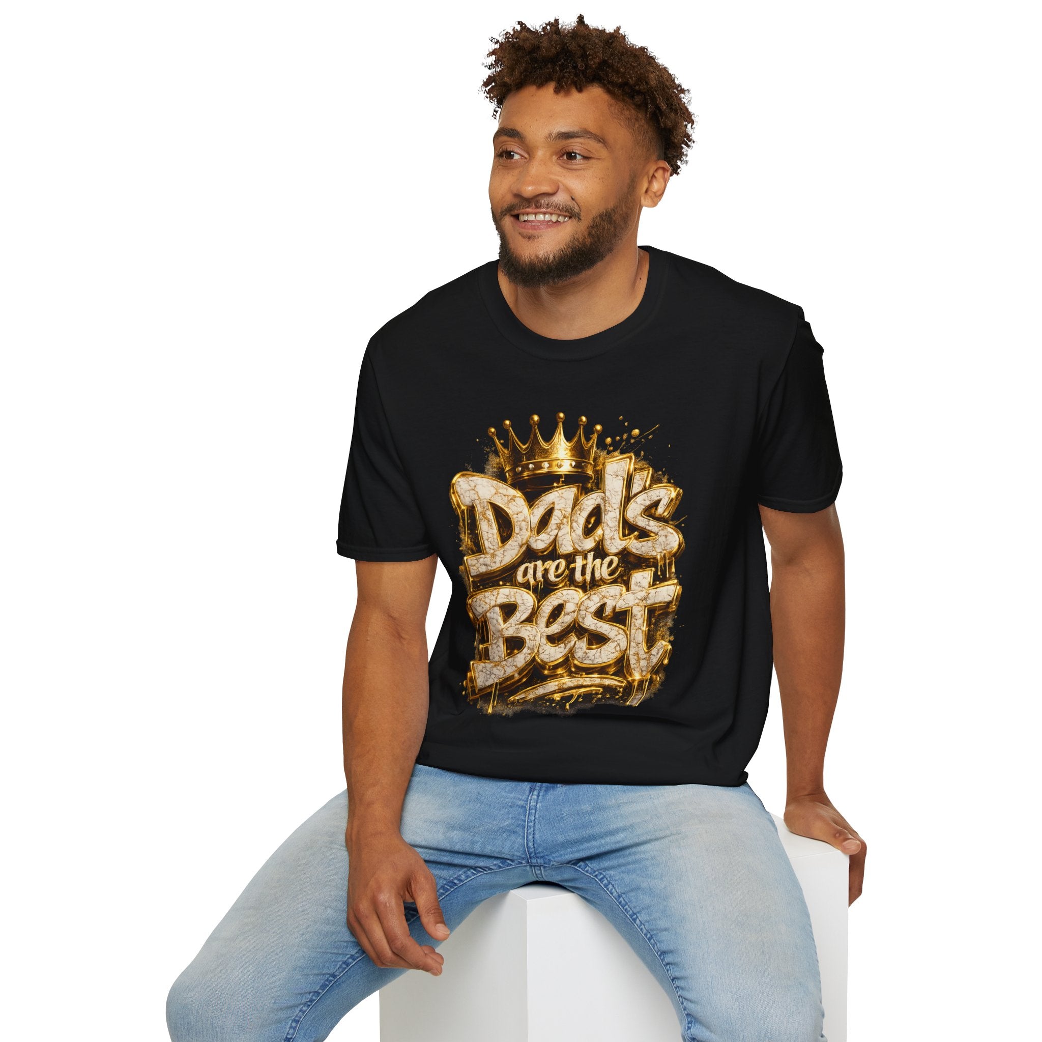 Dad’s Are the Best T-Shirt — Gold Crown Father’s Day Tee