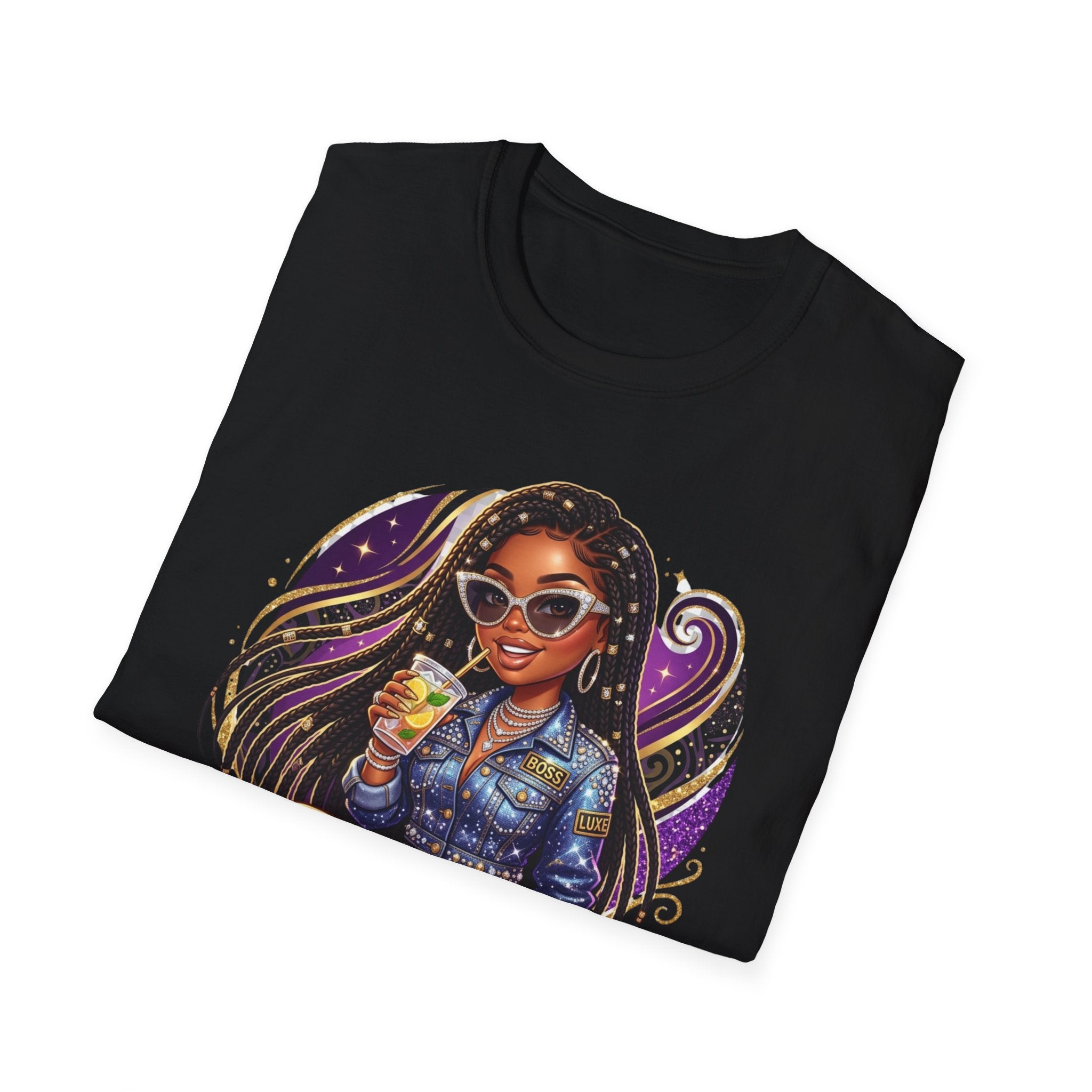 T-Shirt — "All High Maintenance" Glam Girl Graphic Tee