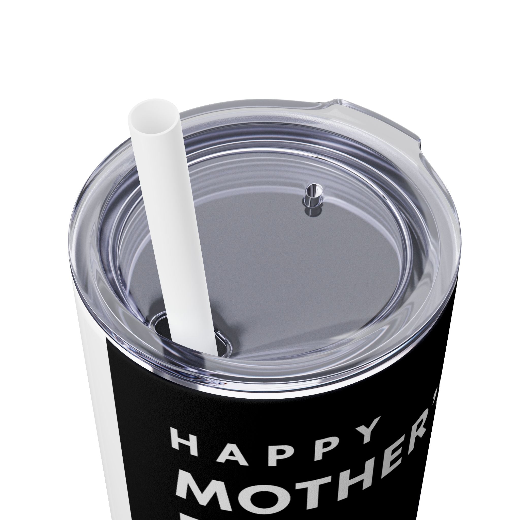 Mother's Day Skinny Tumbler with Straw - 20oz Gift for Moms