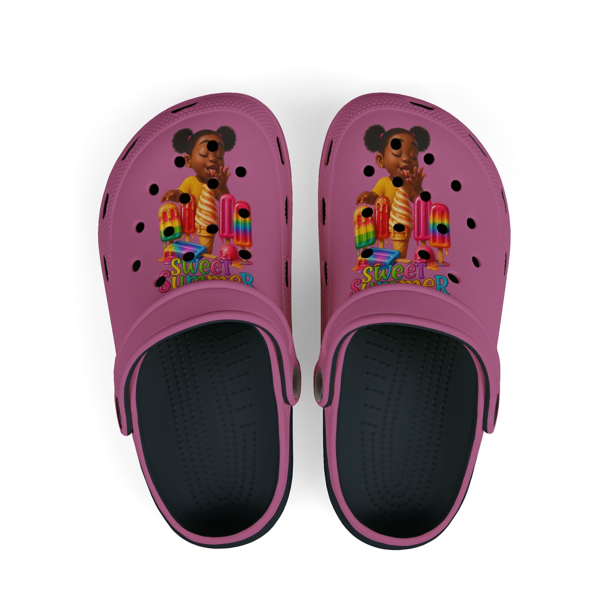 Sweet Summer Kids' EVA Foam Clogs - Fun and Colorful Footwear