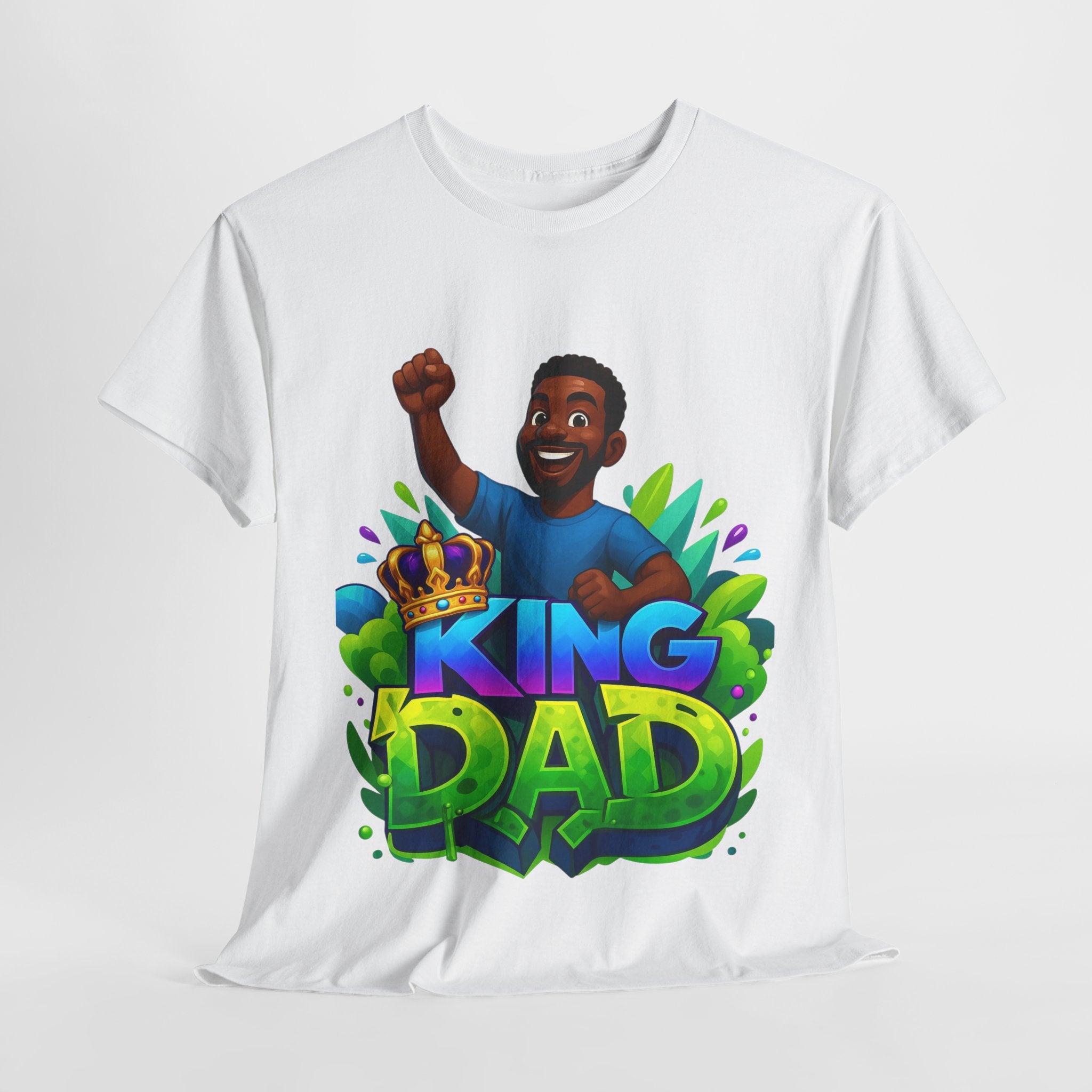 King Dad Unisex Tee, Father's Day Gift, Dad Shirt, Fun T-Shirt, Gift for Dad, Dad Apparel, Family Celebration Clothing