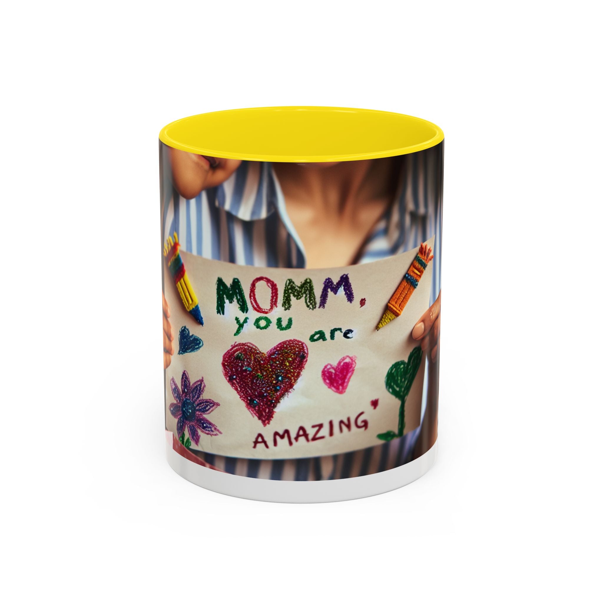 Mommy Appreciation Accent Coffee Mug - Heartfelt Gift for Mother's Day