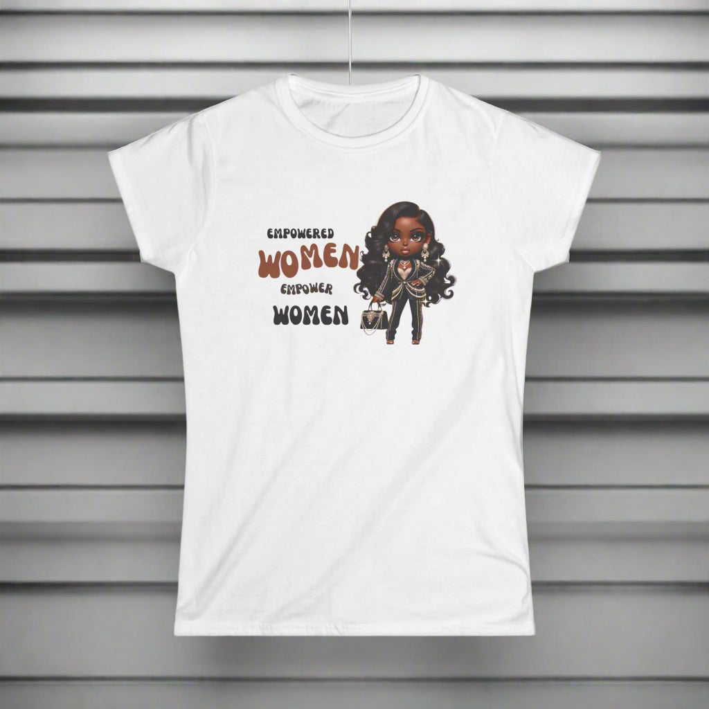 Empowered Women Softstyle Tee - Celebrate Strength and Unity