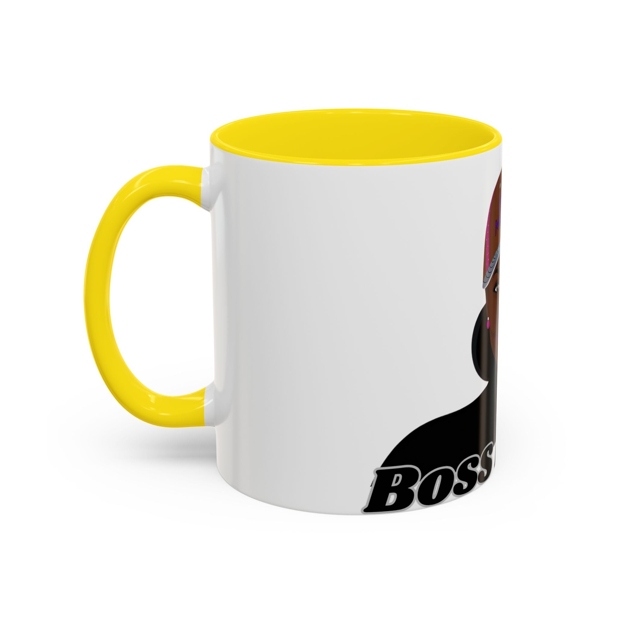 Boss Mama Accent Coffee Mug - Empowerment Gift for Strong Women