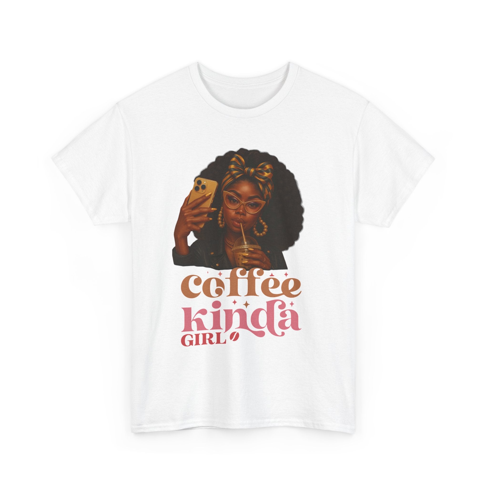 Coffee Kinda Girl Tee – Trendy Cotton T-Shirt for Coffee Lovers