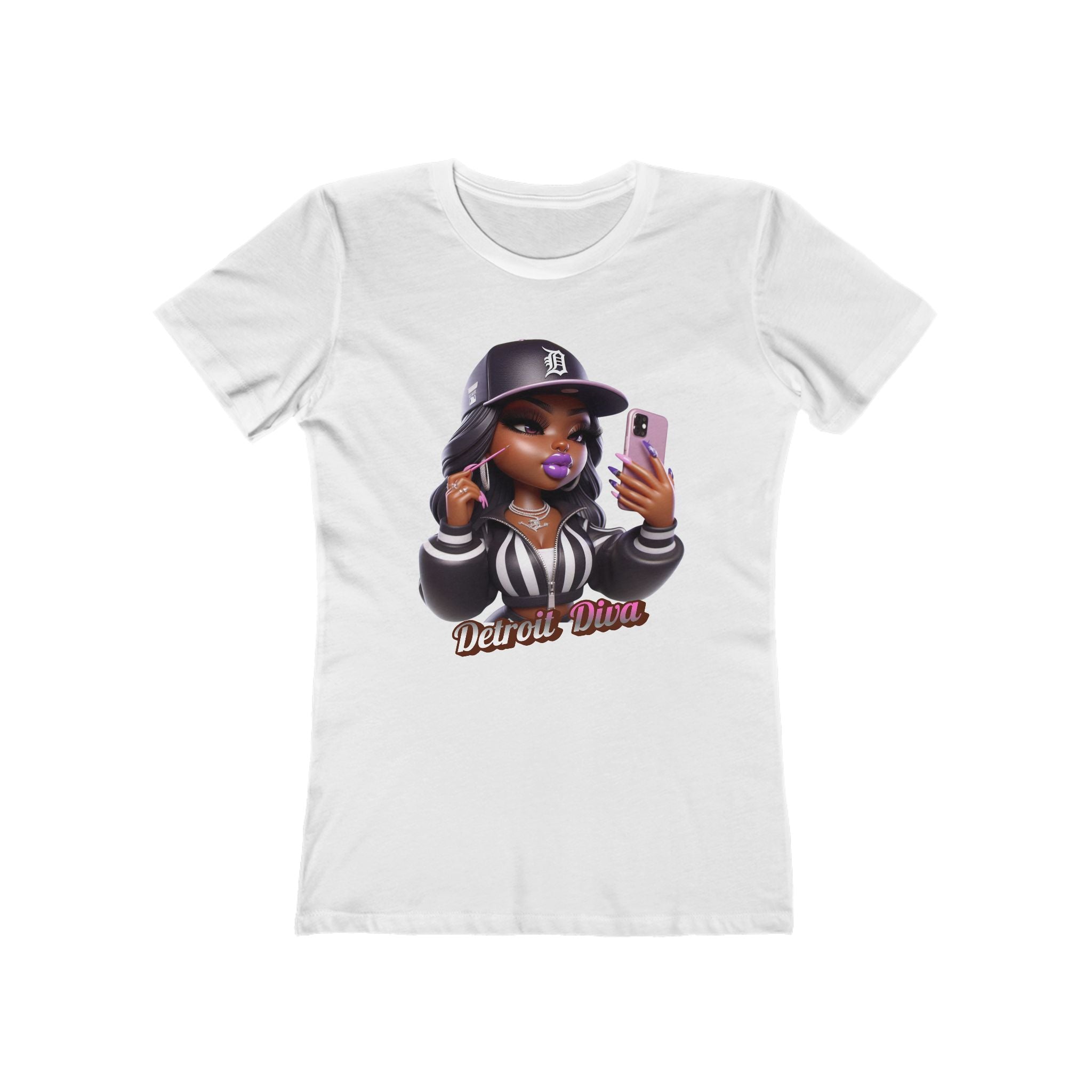 Detroit Diva Graphic Women's Boyfriend Tee