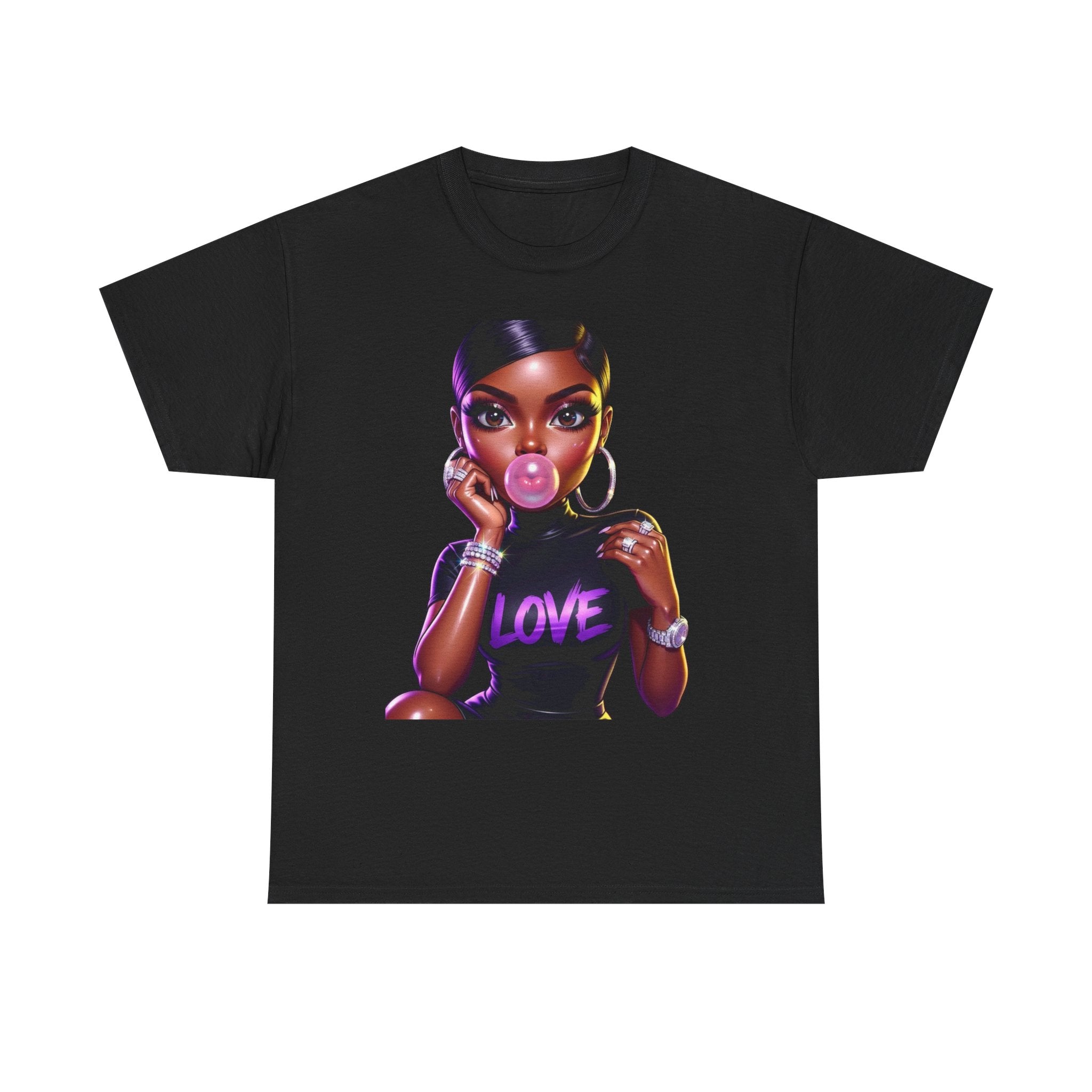 Love Bubblegum Tee — Black Girl Magic Graphic T-Shirt