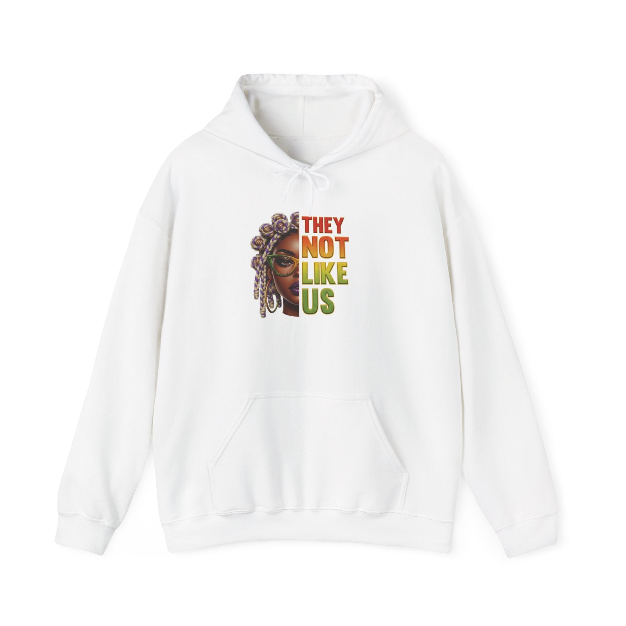 They Not Like Us Hoodie — Afrocentric Statement Pullover