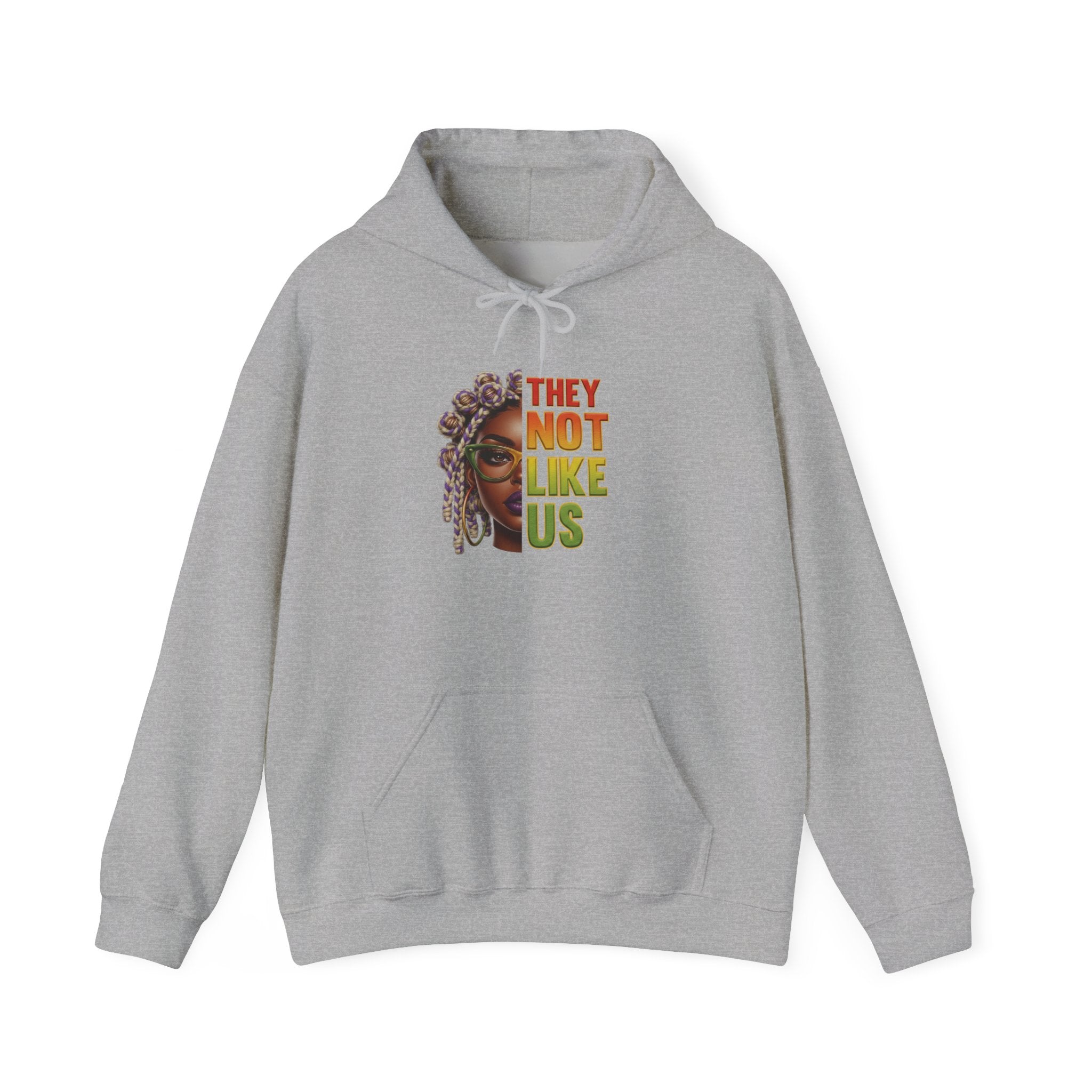 They Not Like Us Hoodie — Afrocentric Statement Pullover