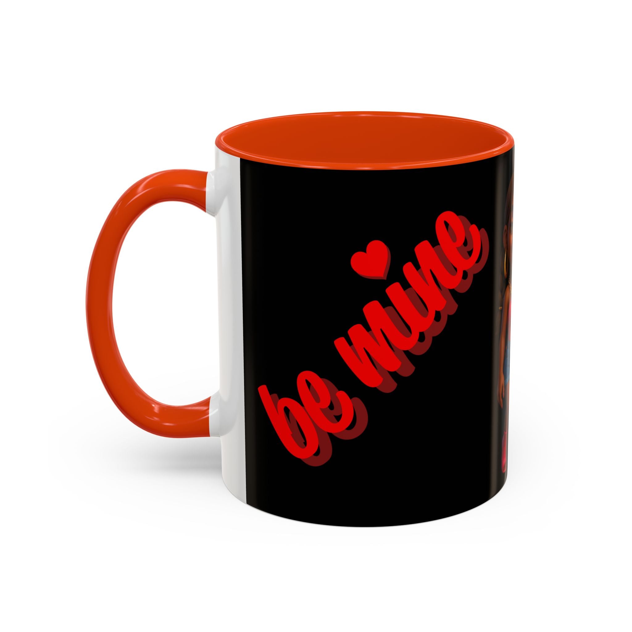 Colorful Be Mine Mug - Fun Couple Design, Perfect Gift for Love and Friendship