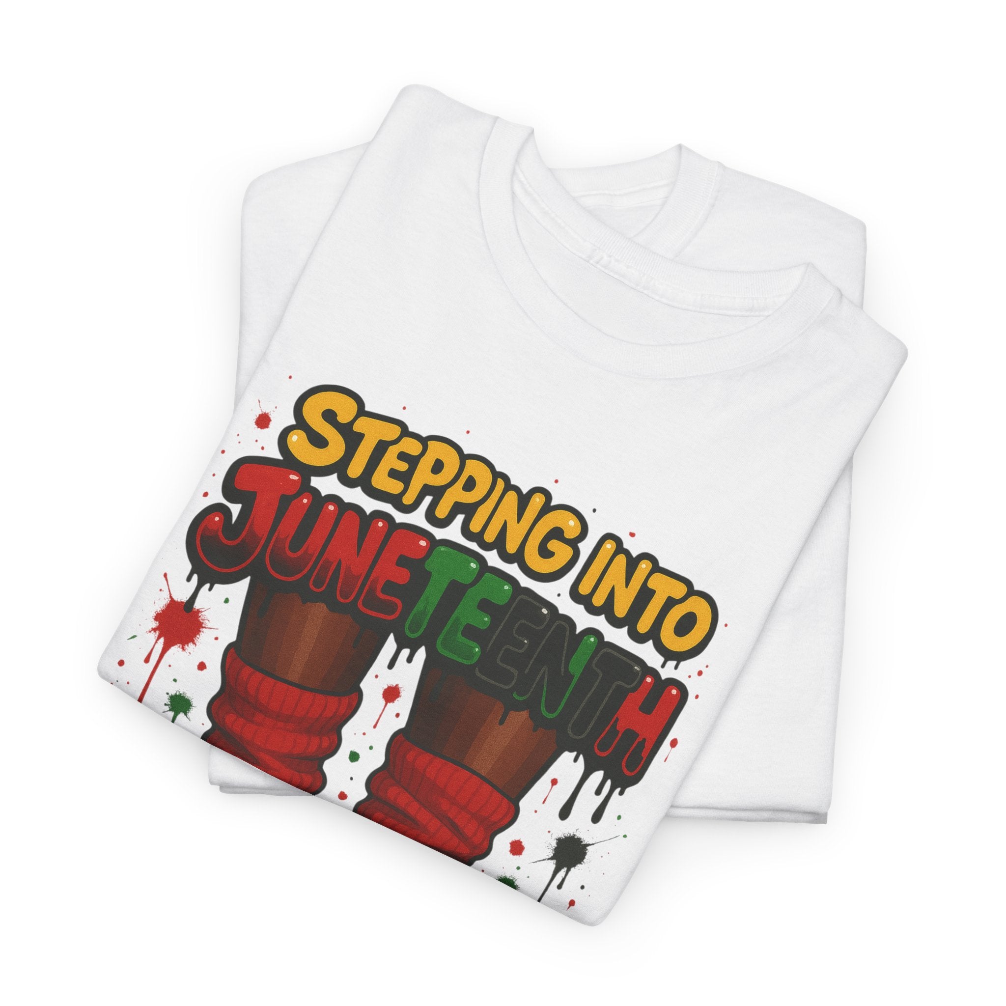 Stepping into the Holiday Spirit Tee - Fun Unisex Cotton T-Shirt, Christmas Gift, Holiday Apparel, Festive Wear, Casual Top, Unique Design