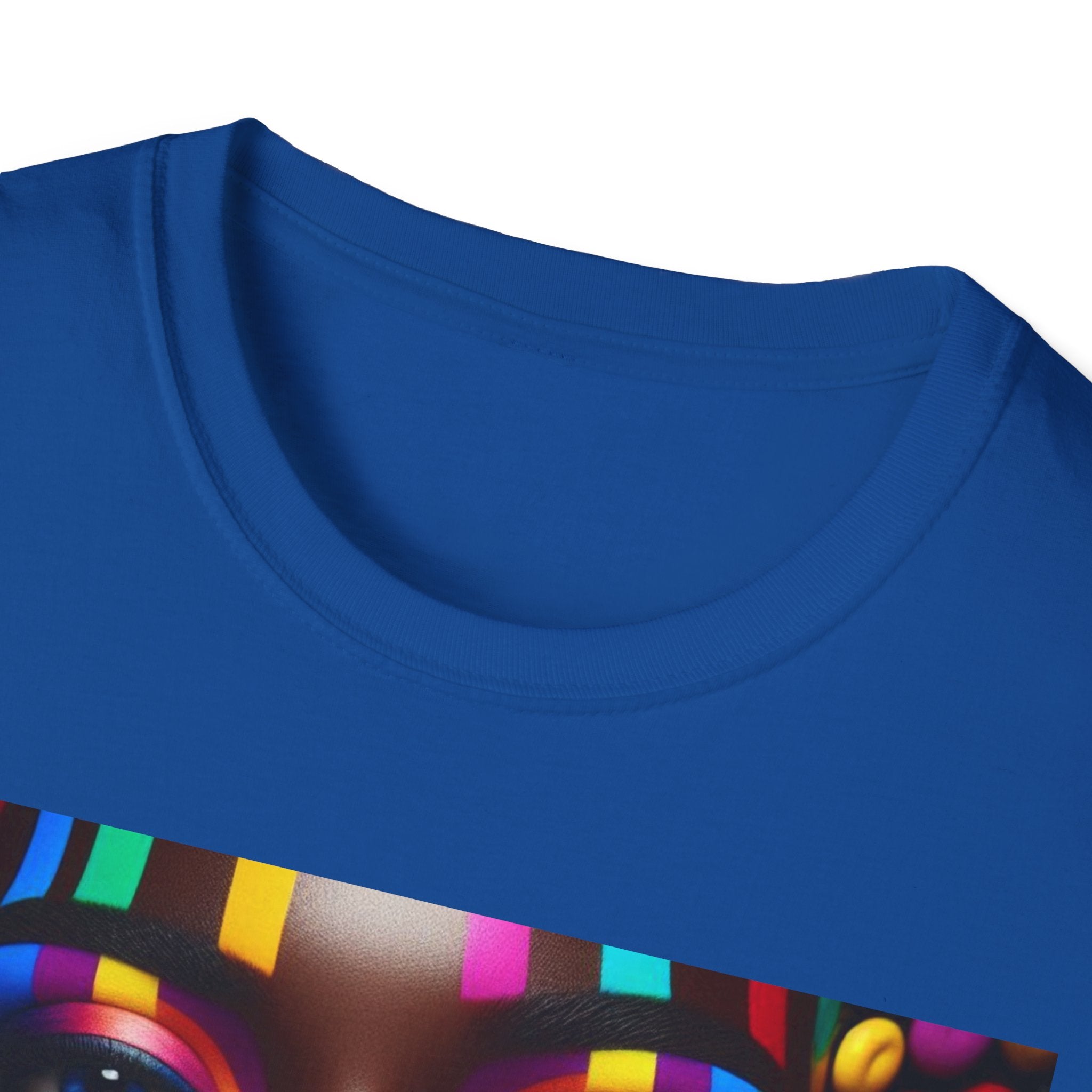 Colorful Pop-Art Afro Portrait T-Shirt