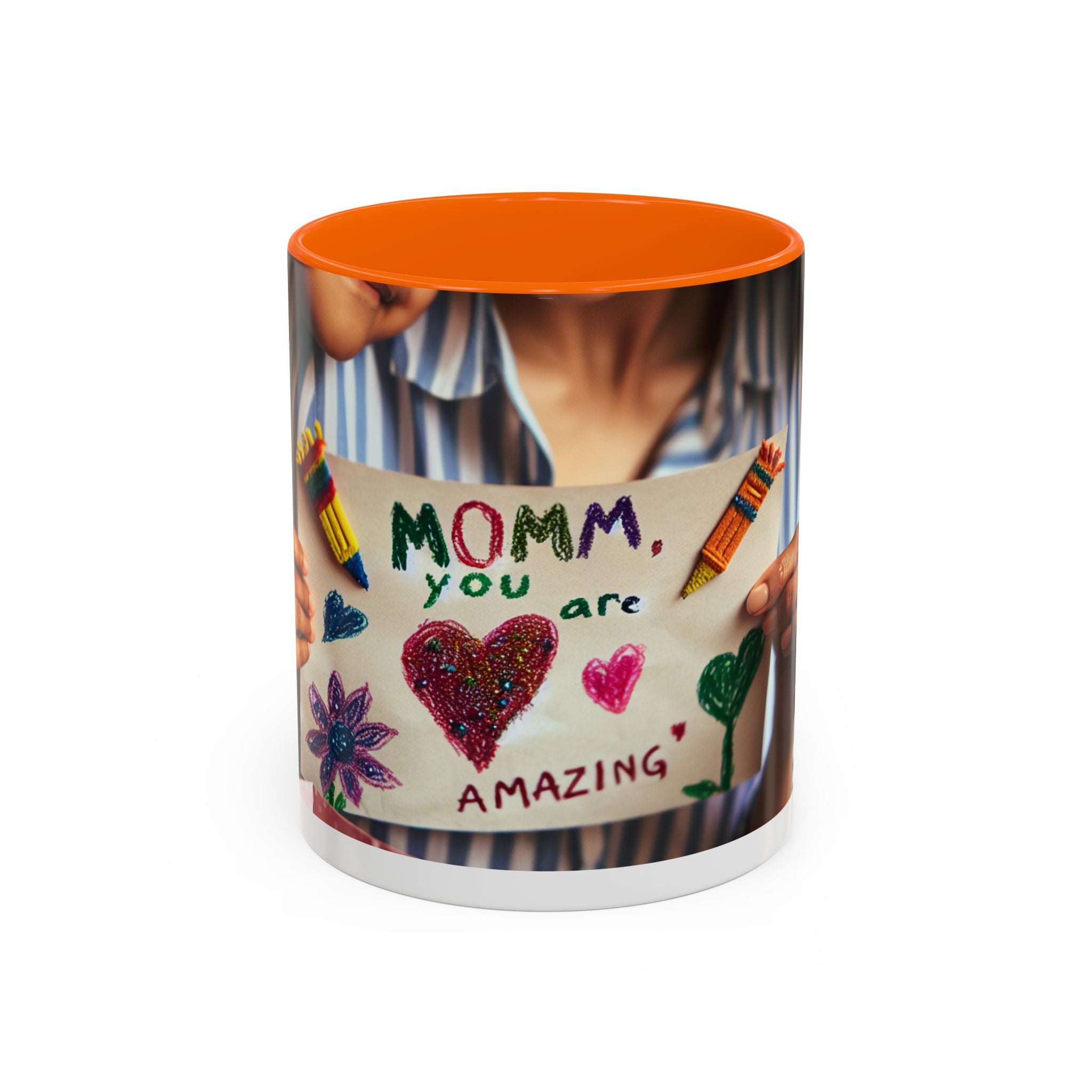 Mommy Appreciation Accent Coffee Mug - Heartfelt Gift for Mother's Day