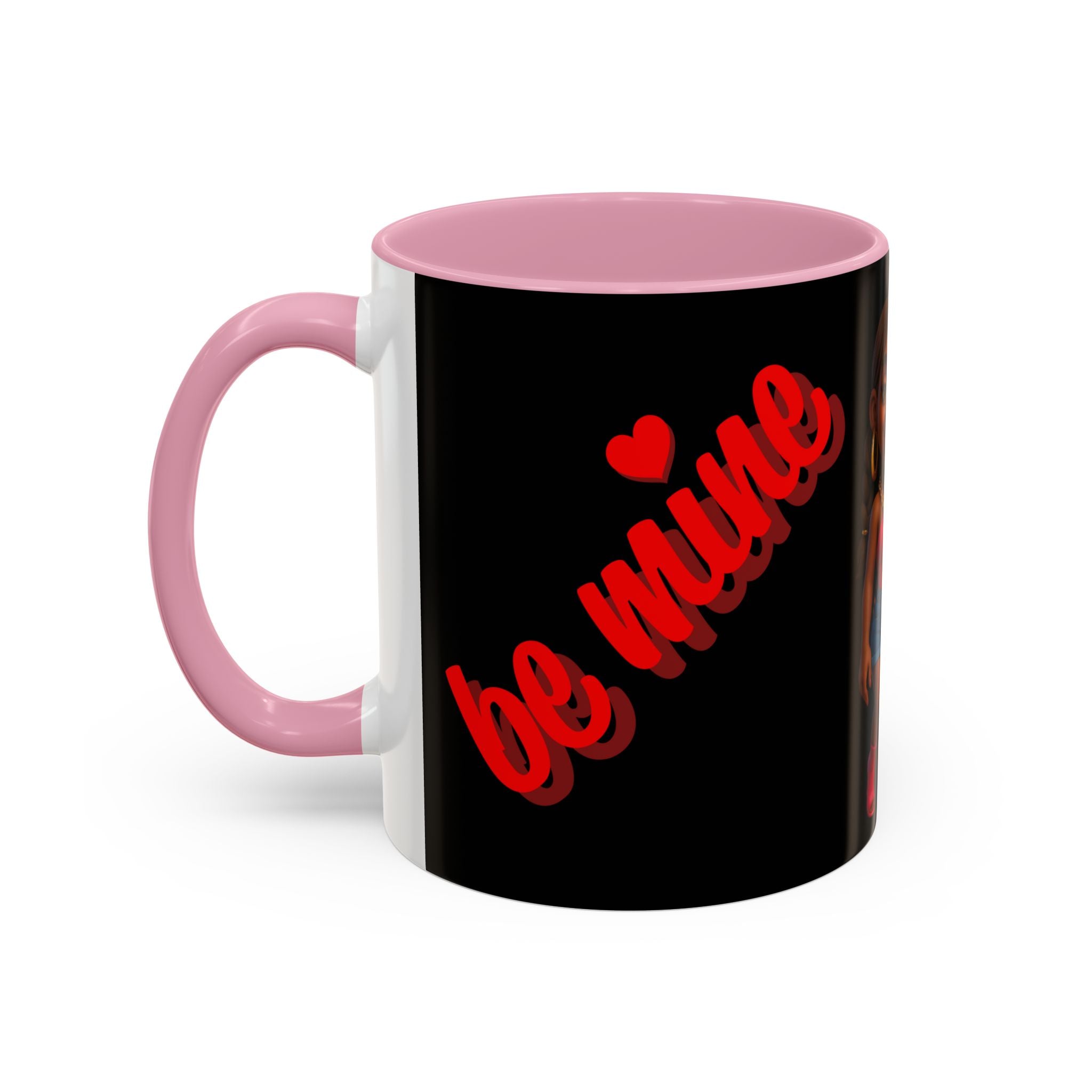 Colorful Be Mine Mug - Fun Couple Design, Perfect Gift for Love and Friendship
