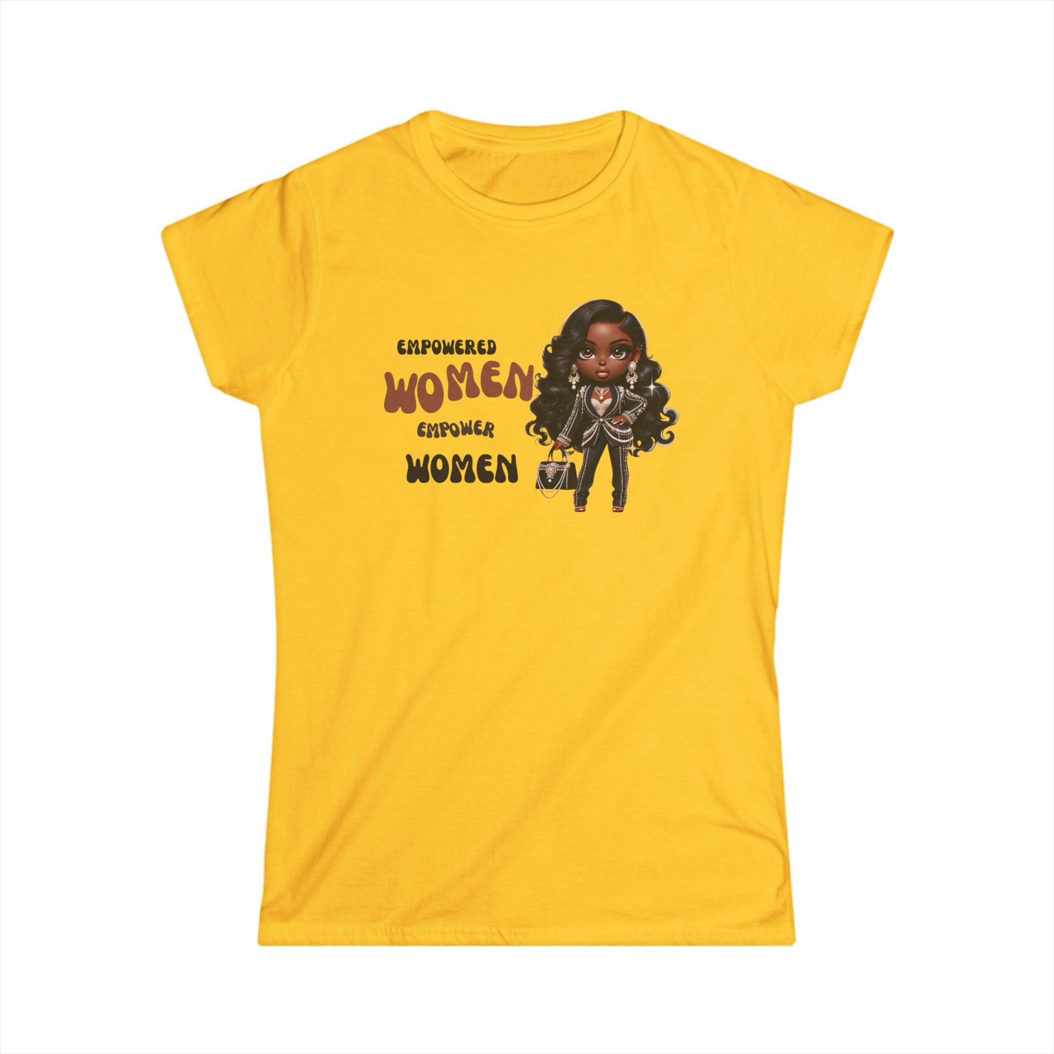 Empowered Women Softstyle Tee - Celebrate Strength and Unity
