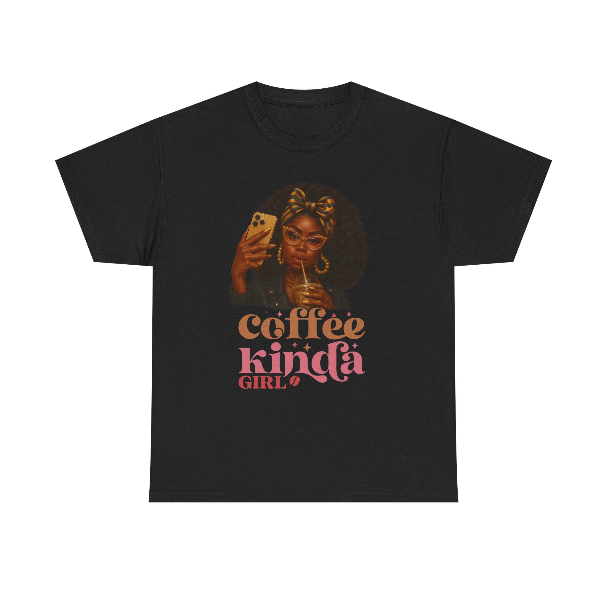 Coffee Kinda Girl Tee – Trendy Cotton T-Shirt for Coffee Lovers