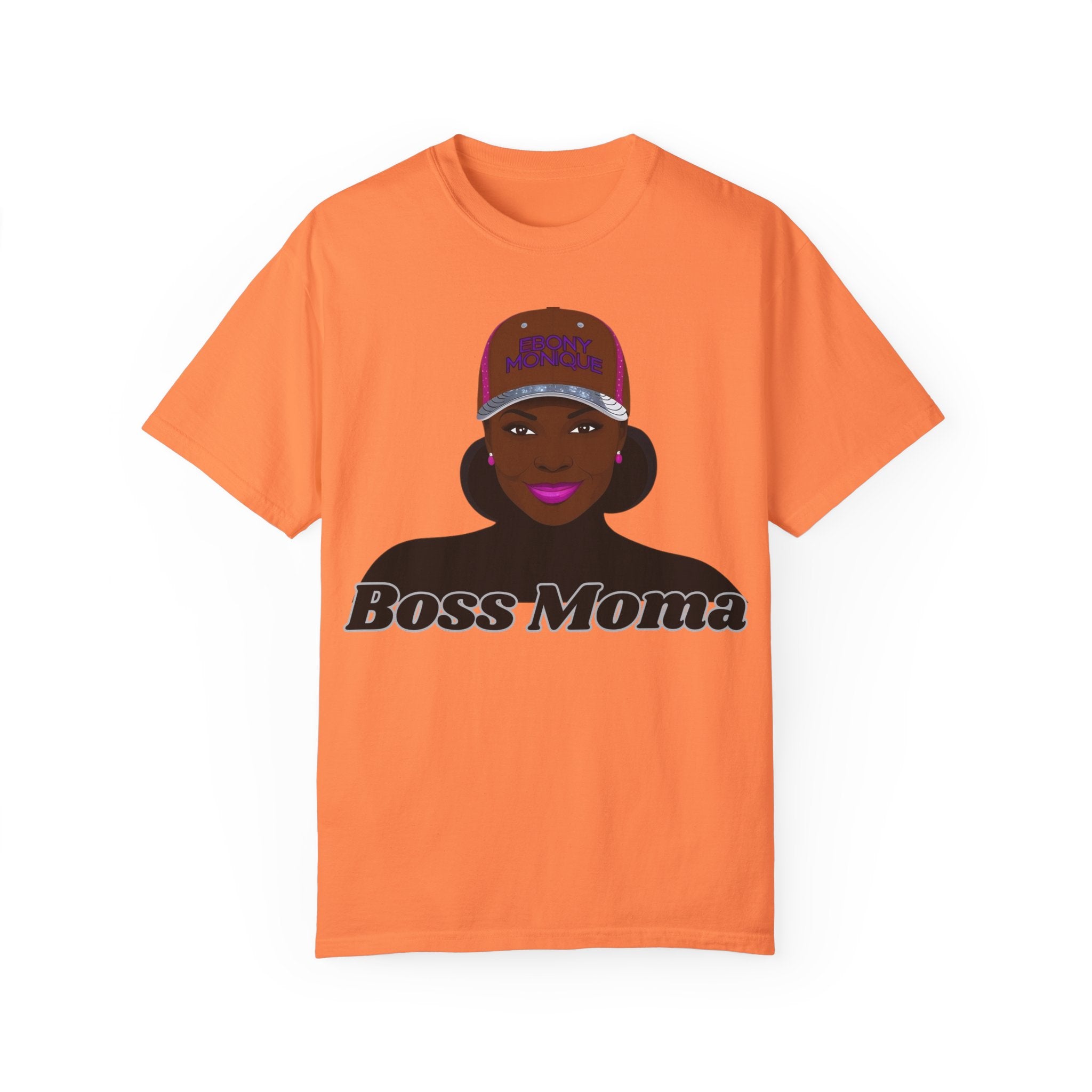 Boss Moma Unisex Garment-Dyed T-Shirt - Empowerment Tee for Moms