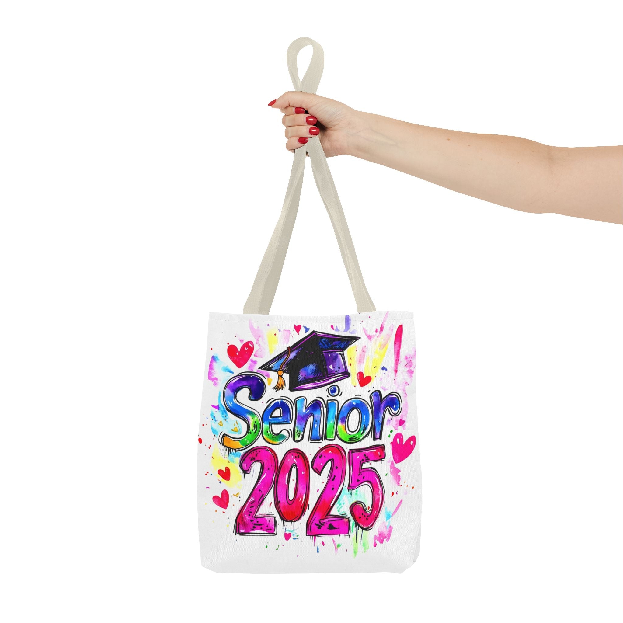 Colorful Senior 2025 Graduation Tote Bag