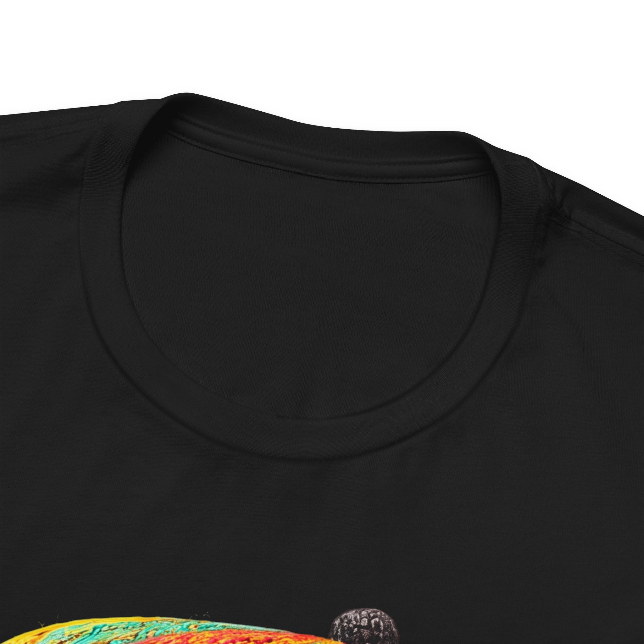 Cute Dog Graphic Tee — Rasta Hat Puppy Portrait T-Shirt