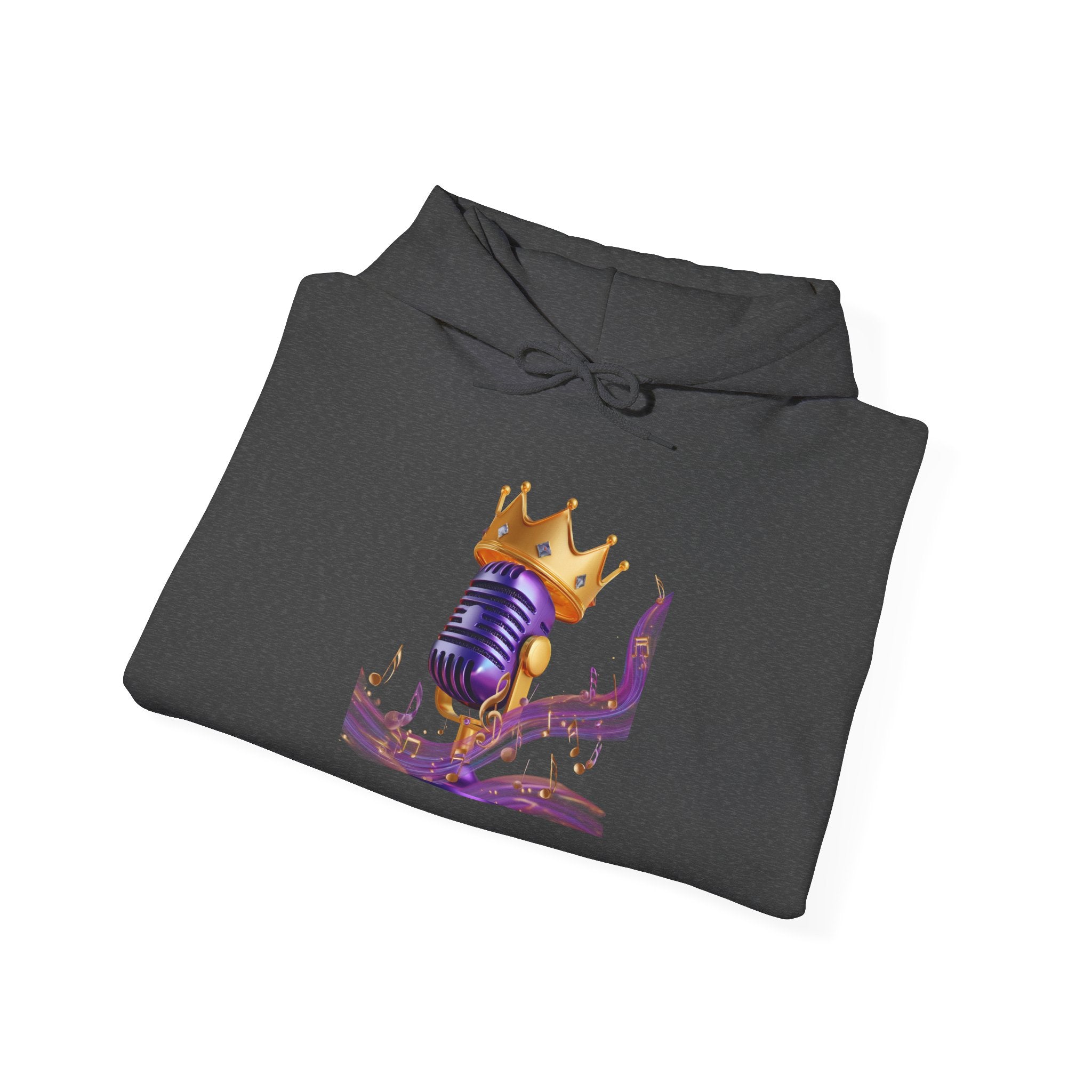 Kingdom Microphone Hoodie — Royal Music Podcast Sweatshirt