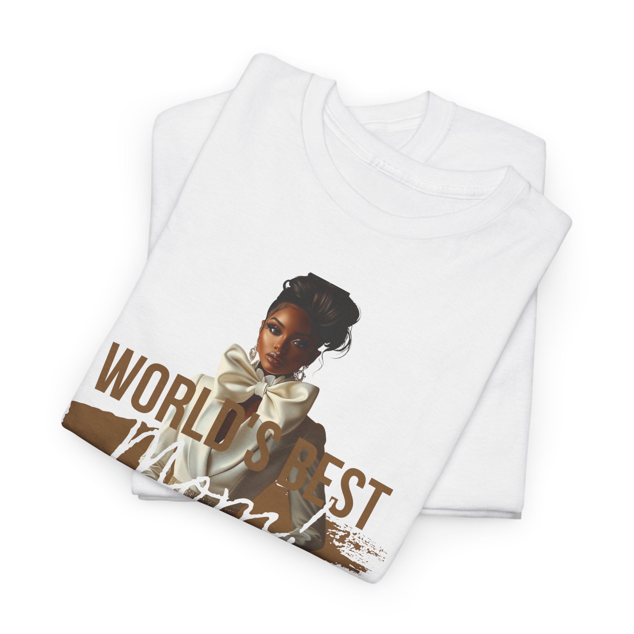 World's Best Mom Unisex Heavy Cotton Tee - Perfect Gift for Mother's Day