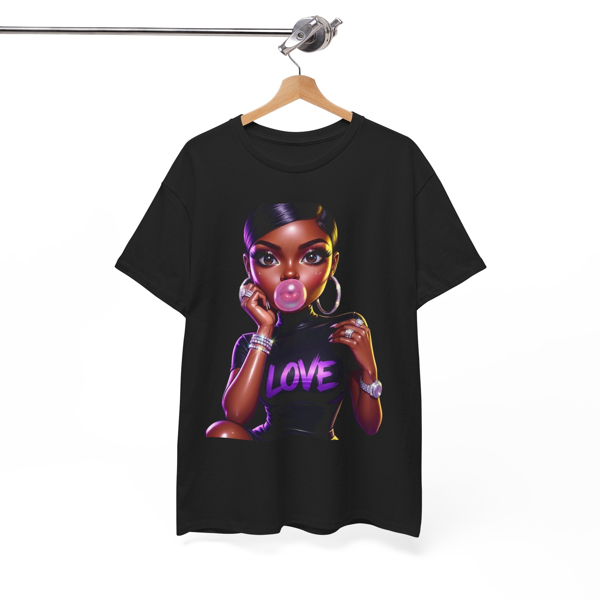 Love Bubblegum Tee — Black Girl Magic Graphic T-Shirt