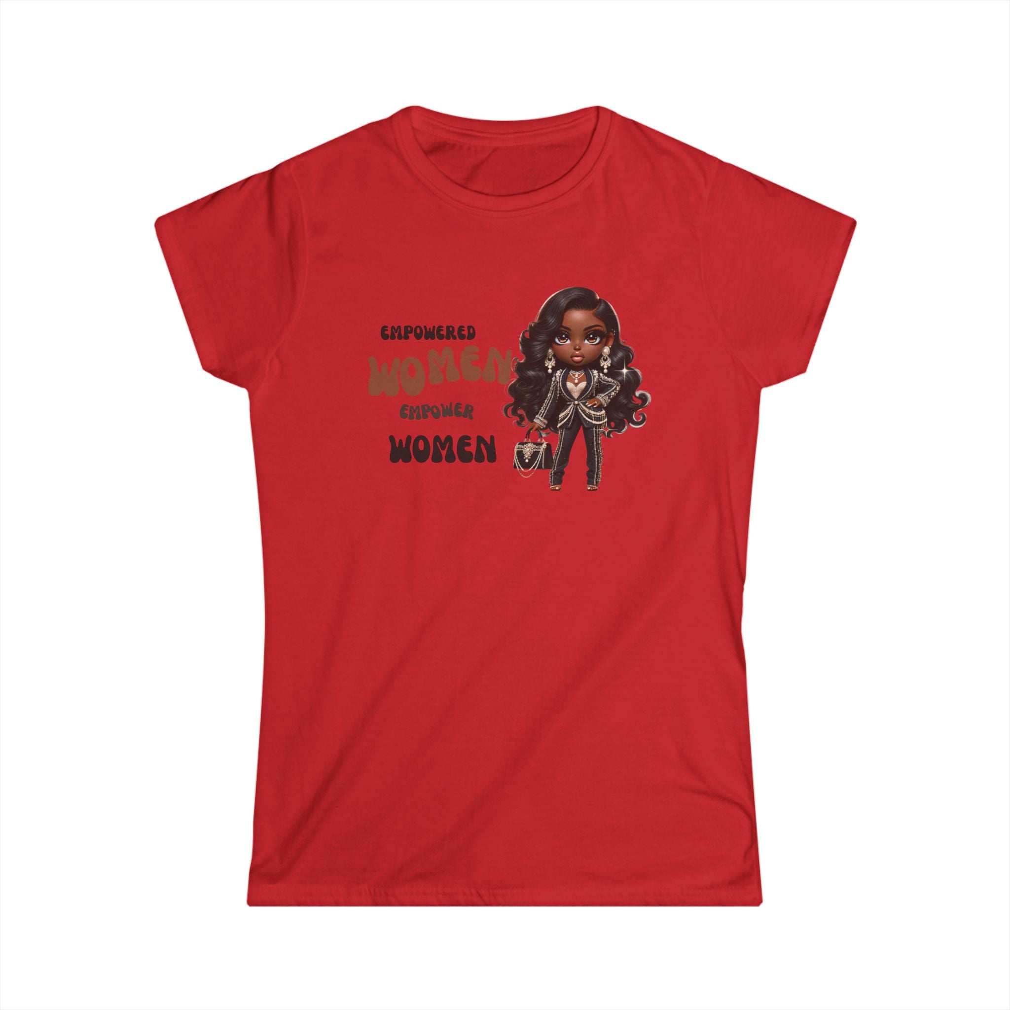Empowered Women Softstyle Tee - Celebrate Strength and Unity