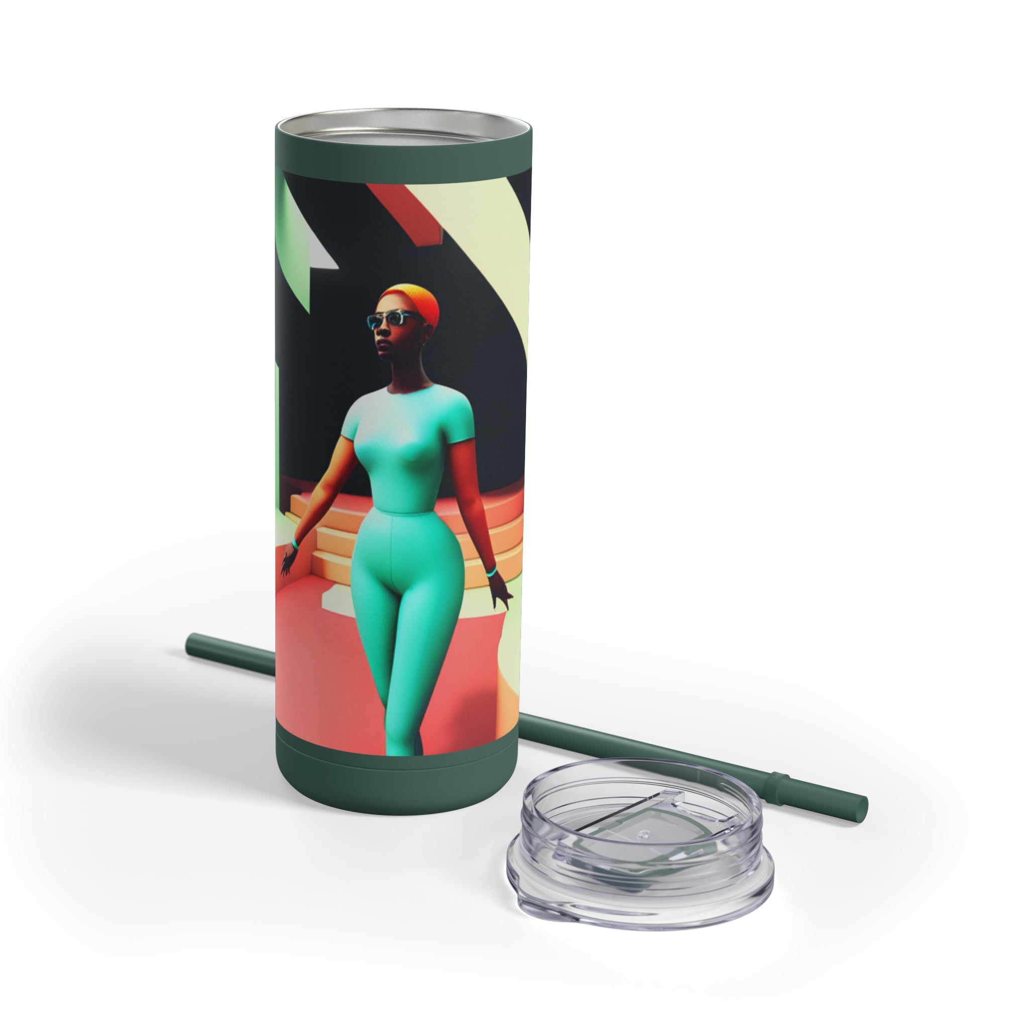 Woman of Color Skinny Matte Tumbler, 20oz - ShopEbonyMonique