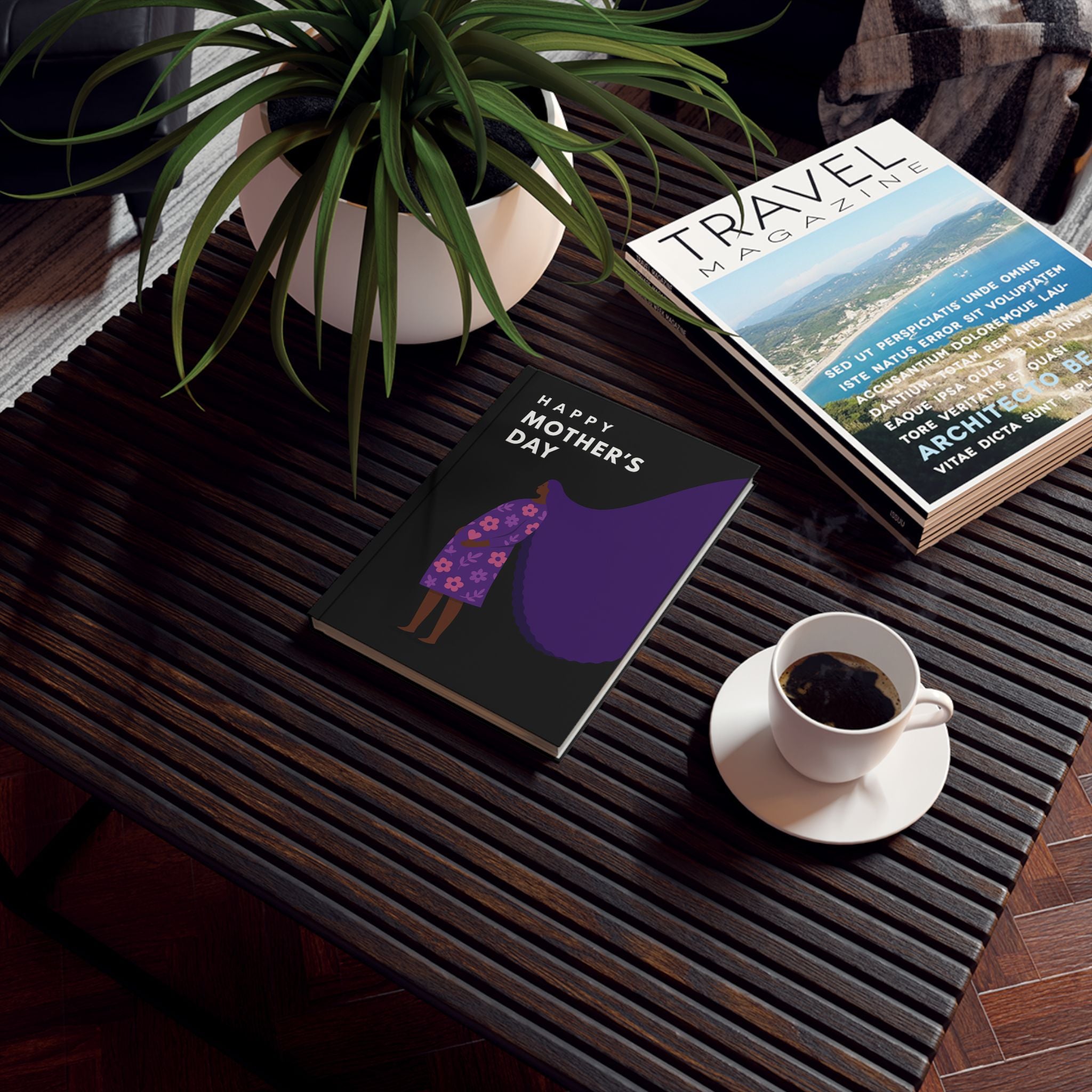 Happy Mother's Day Hard Backed Journal - Thoughtful Gift for Moms