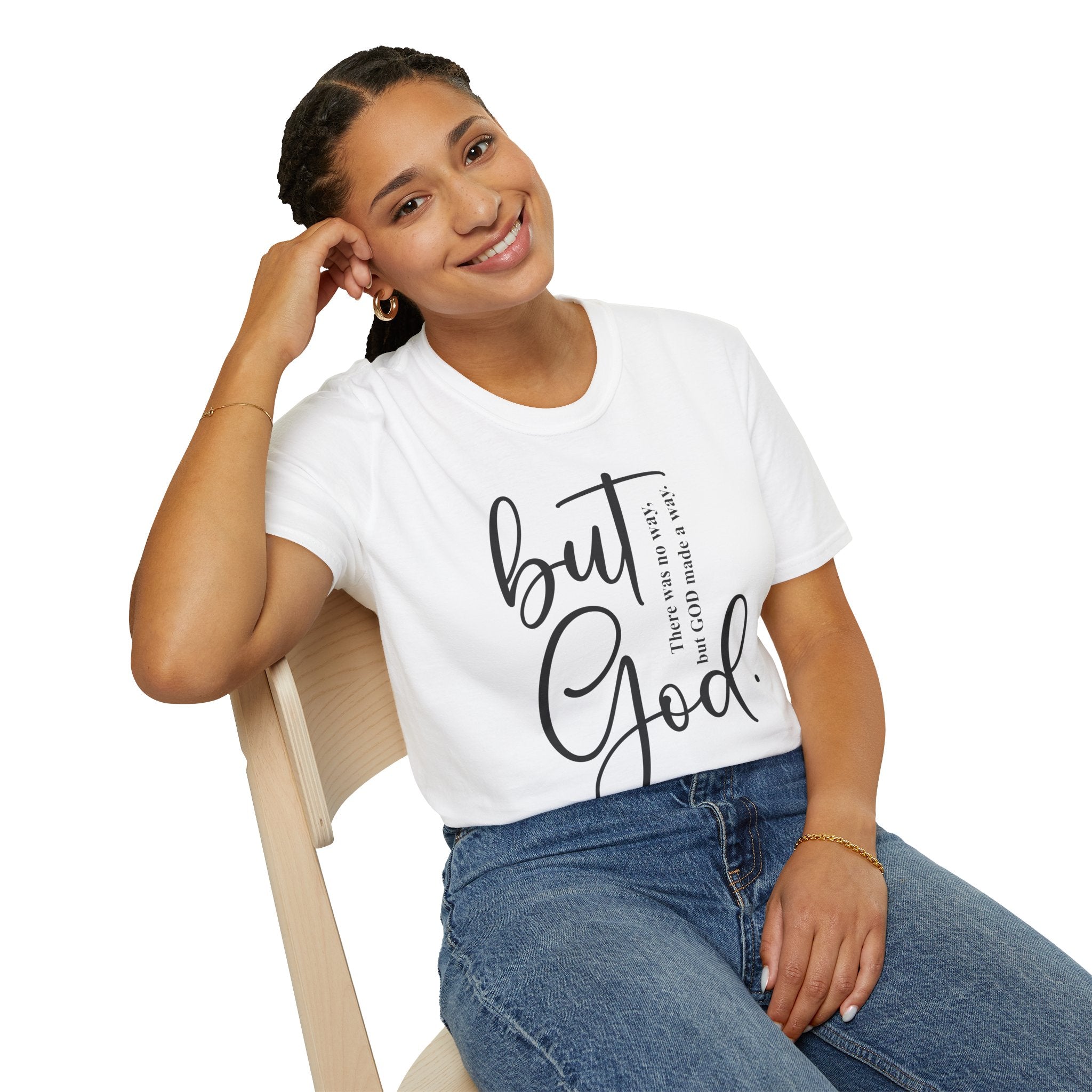 Unisex God Quote T-Shirt, Faith-Based Tee, Christian Apparel, Inspirational Gift, Relaxed Fit Shirt, Everyday Wear