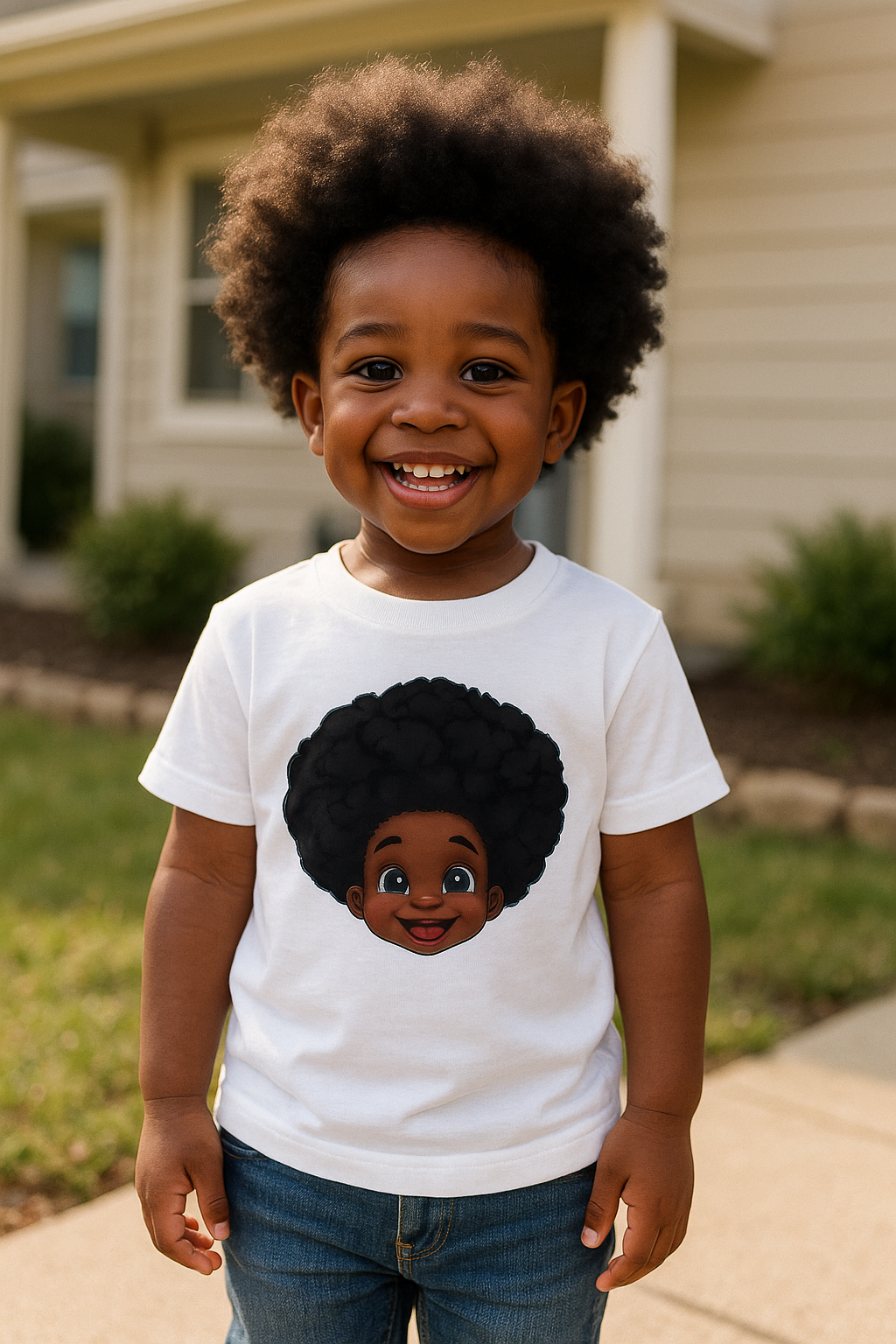 Cute Kids Graphic Tee, Fun Child's T-Shirt, Adorable Gift for Kids, Black Child Tee, Playful Summer Shirt