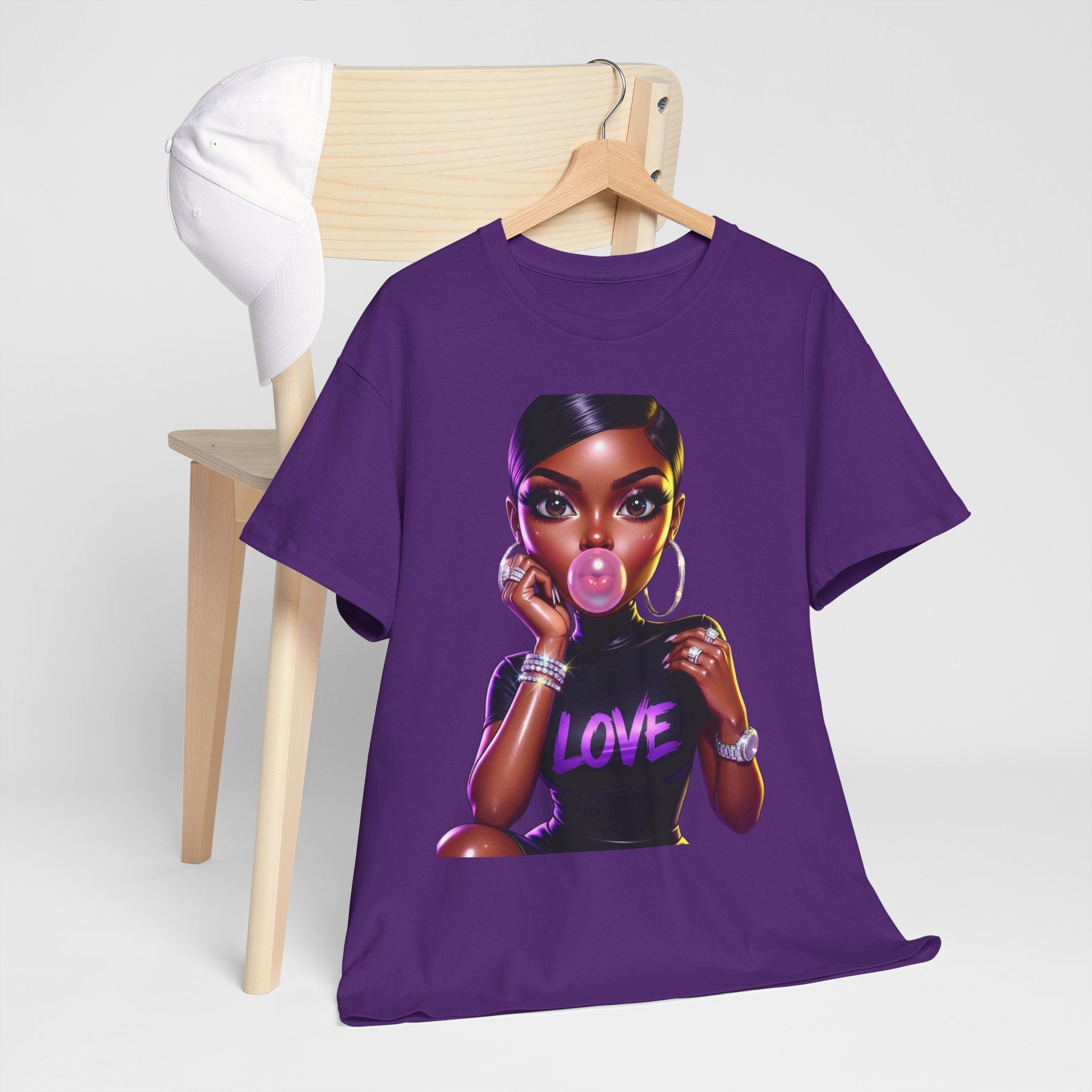 Love Bubblegum Tee — Black Girl Magic Graphic T-Shirt