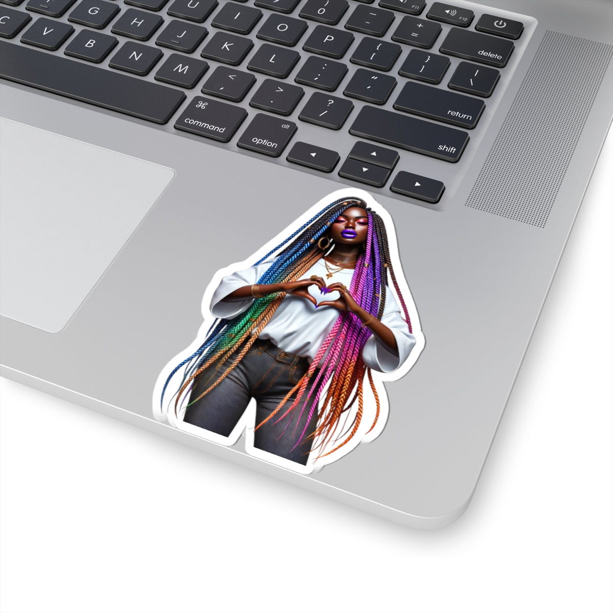 Love Colorful Heart-Shaped Kiss-Cut Stickers for Self-Expression