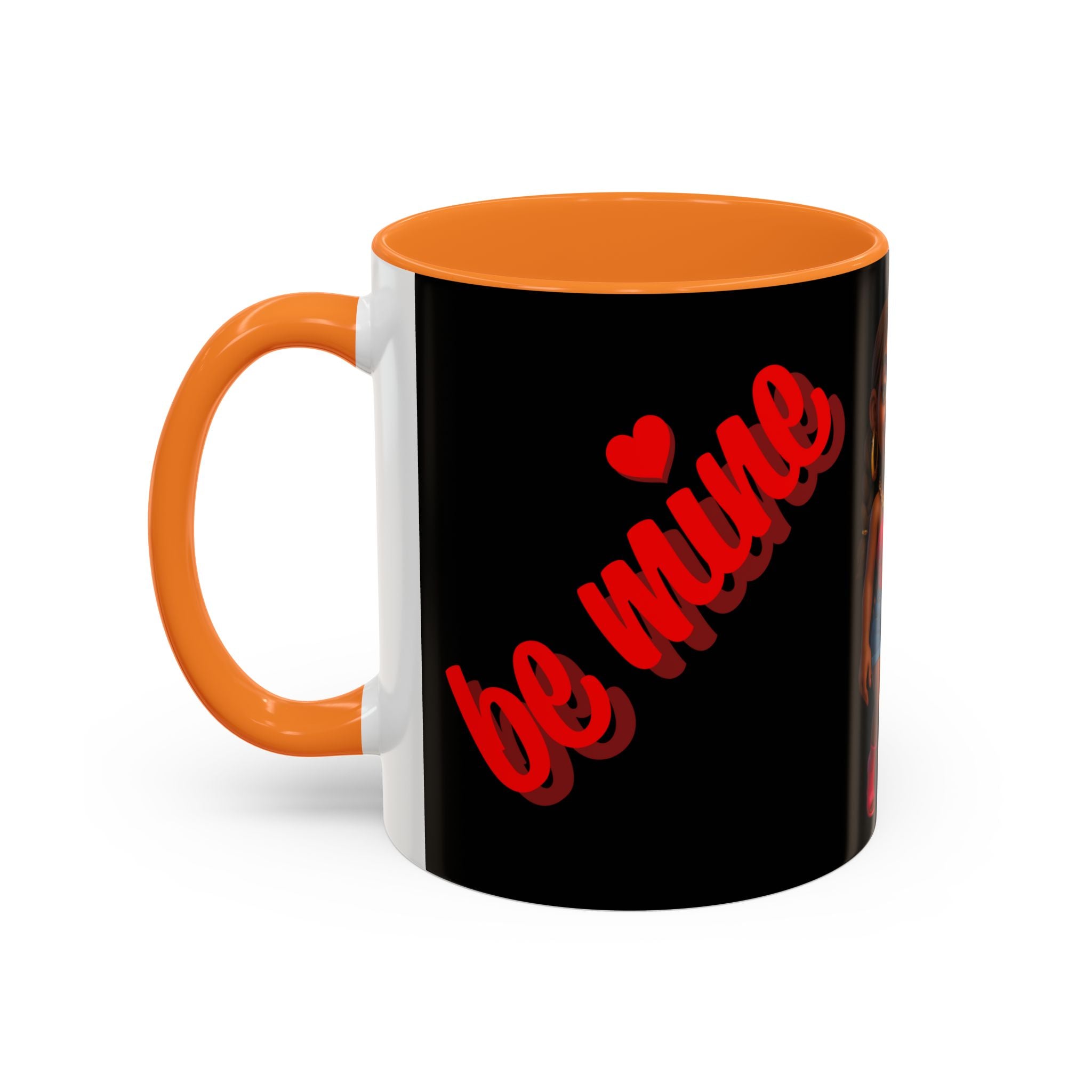 Colorful Be Mine Mug - Fun Couple Design, Perfect Gift for Love and Friendship