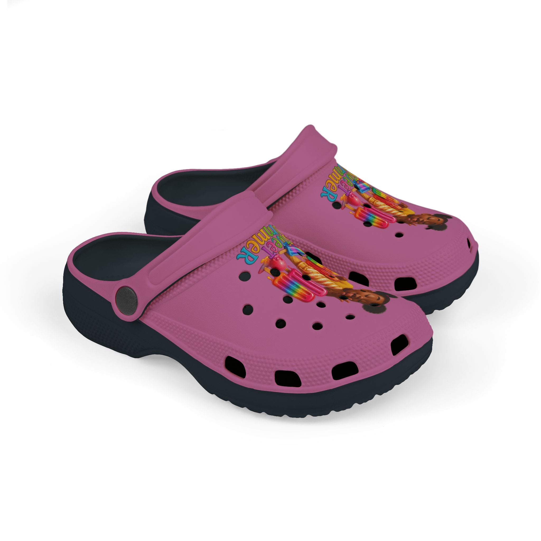 Sweet Summer Kids' EVA Foam Clogs - Fun and Colorful Footwear