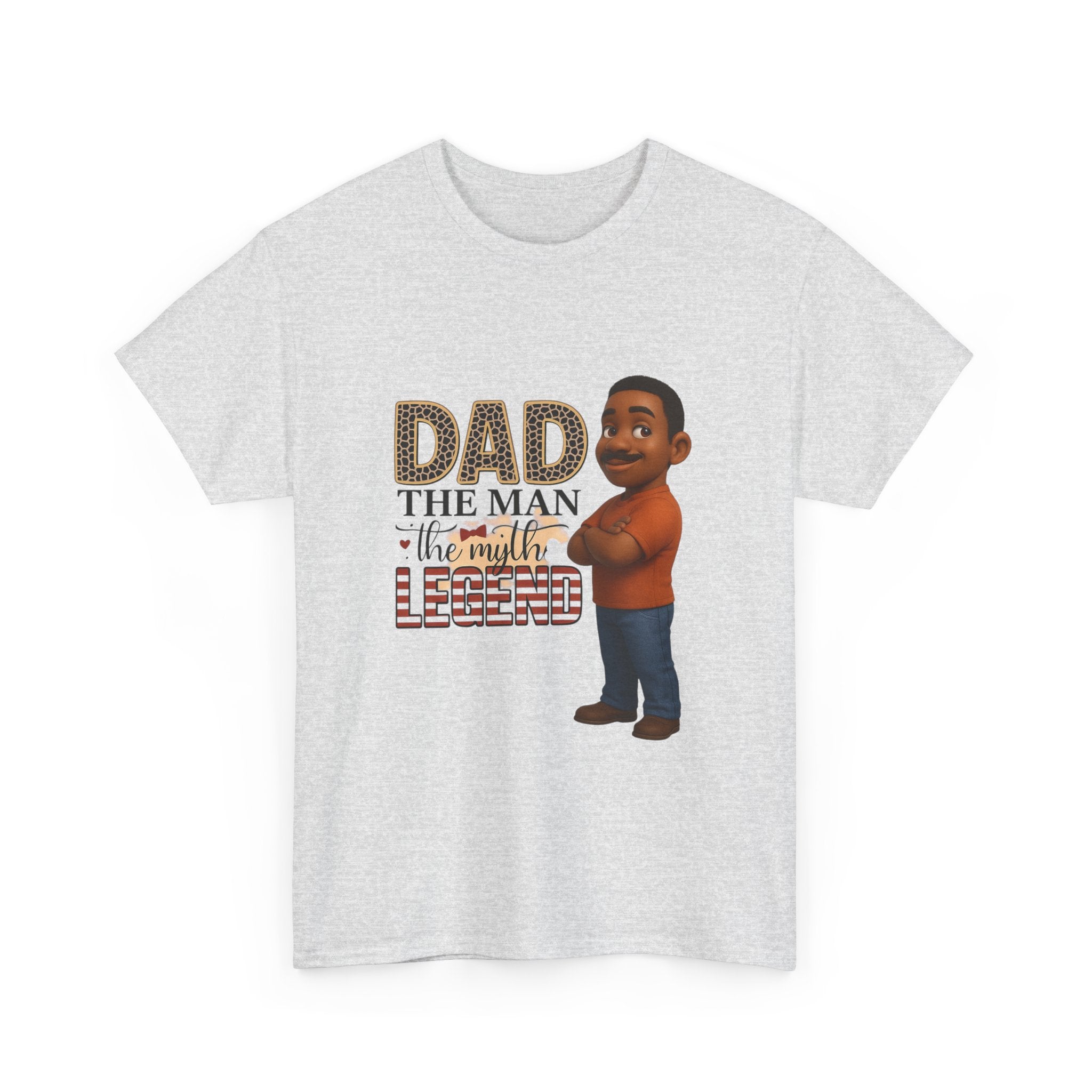 Dad The Man The Myth Legend Unisex Heavy Cotton Tee