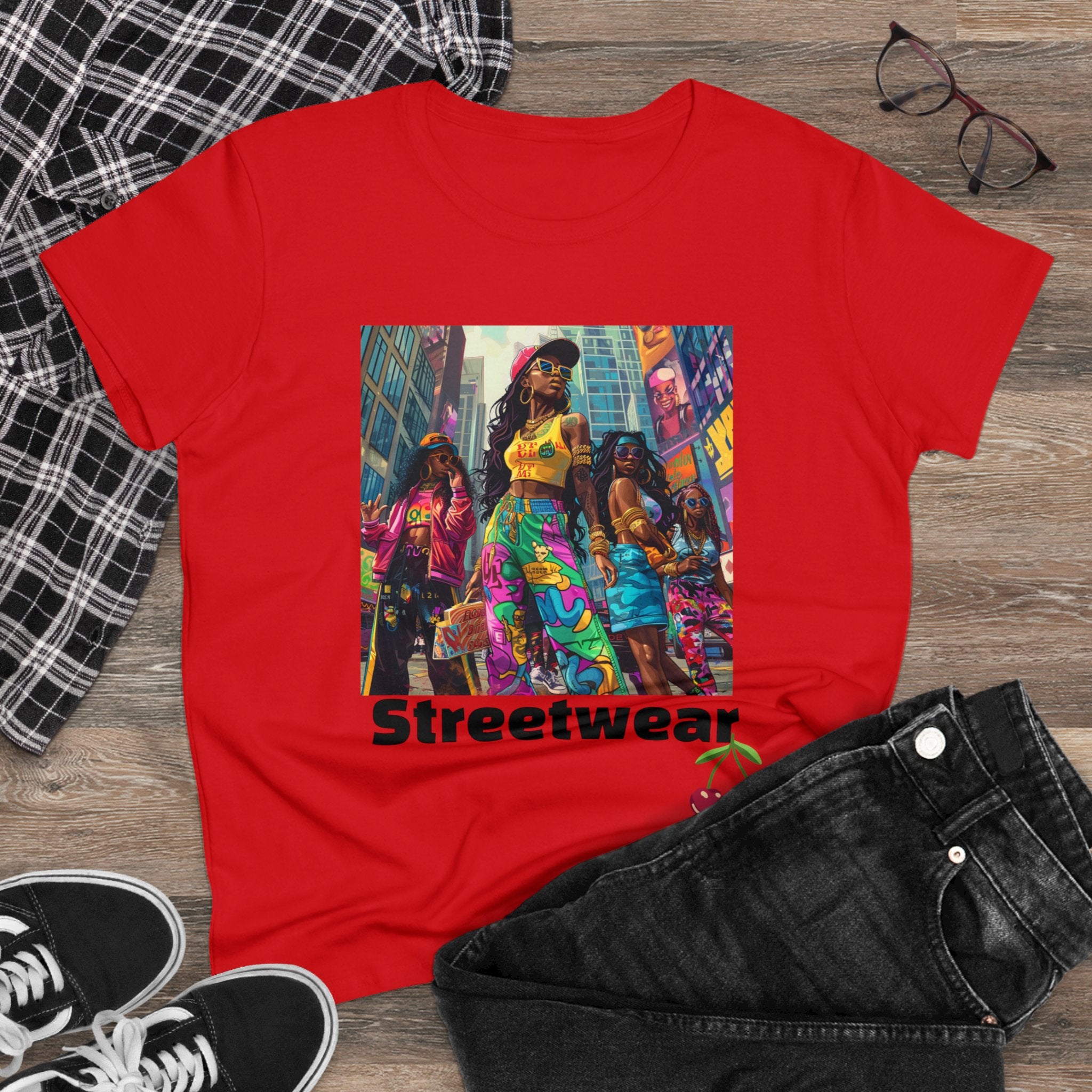 Streetwear Women's Cotton Tee - ShopEbonyMonique