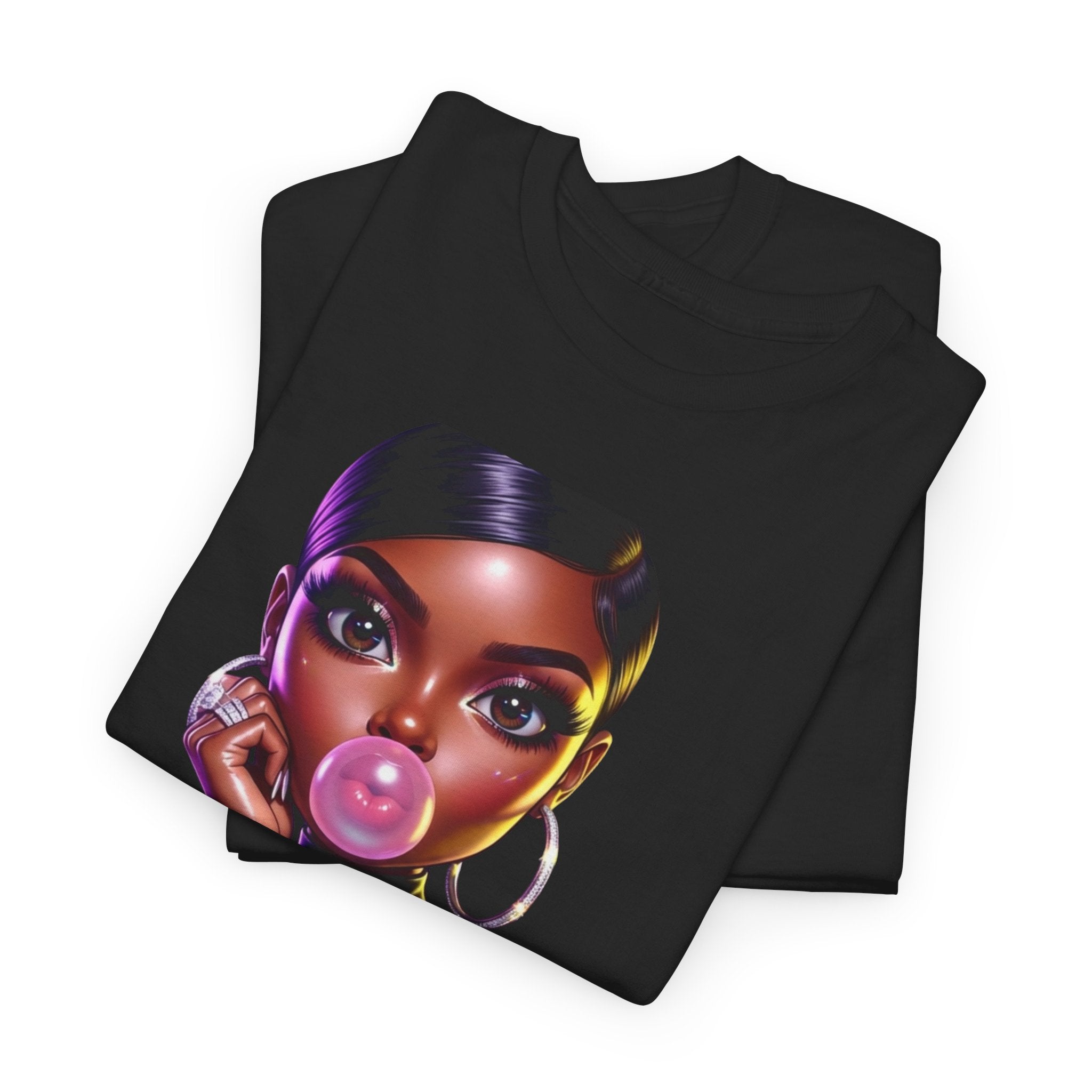 Love Bubblegum Tee — Black Girl Magic Graphic T-Shirt