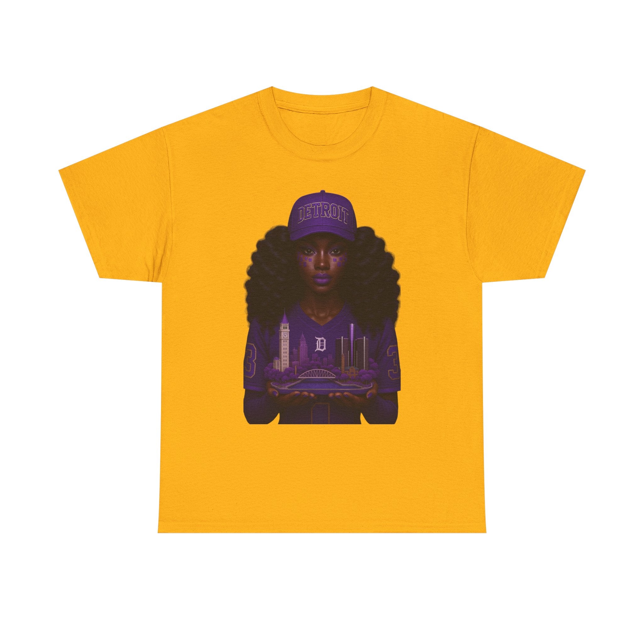 Purple Urban Culture Unisex Tee, Black Girl Magic Shirt, Empowerment T-Shirt, Hip Hop Fashion Top, Streetwear Outfit