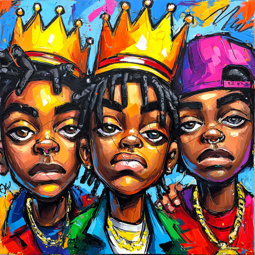 Young Kings digital art PNG by Ebony Monique